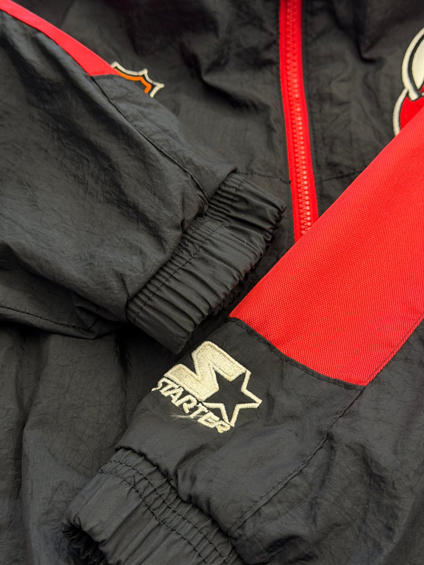 90'S NEW JERSEY DEVILS STARTER WINDBREAKER JACKET