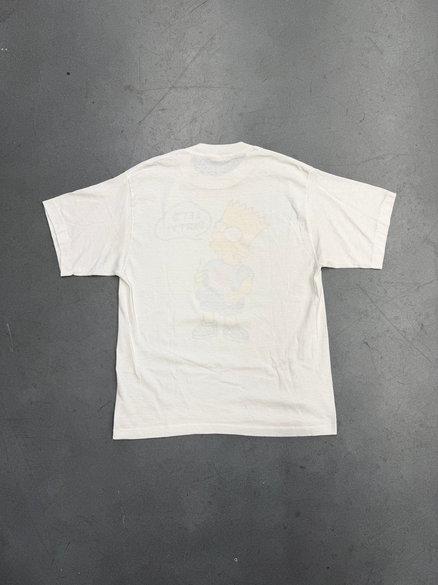 90S BART SIMPSON "LET'S PARTY!" BOOTLEG TEE (PULLED TAG)