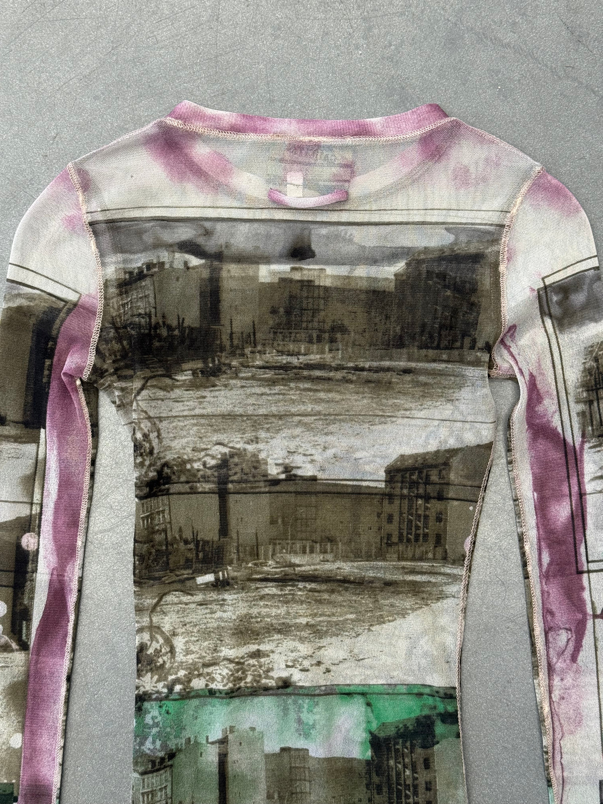 90'S JEAN PAUL GAULTIER WOMENS INDUSTRIAL MESH TOP