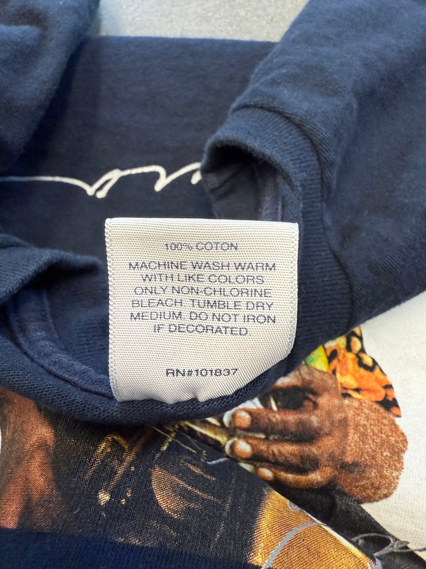 FW20 SUPREME PHAROAH SANDERS TEE - NAVY (M)