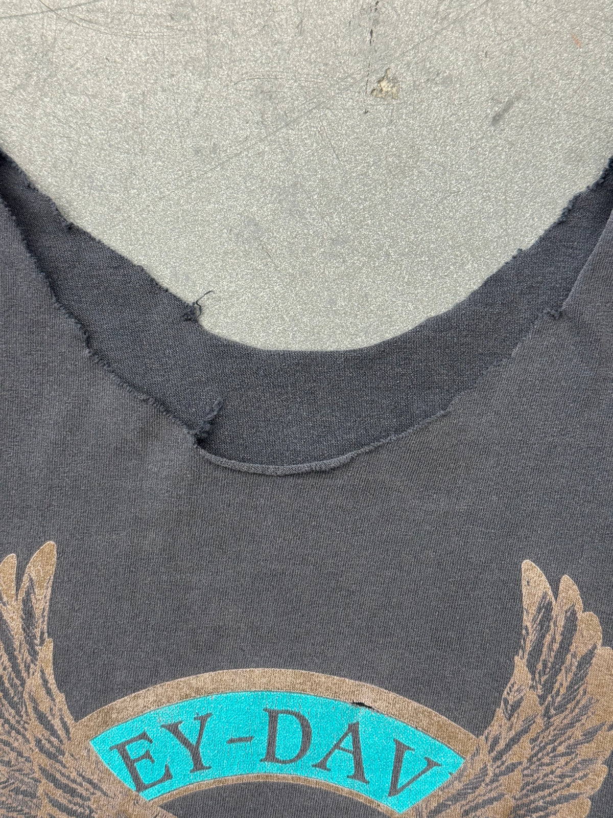 1990 HARLEY-DAVIDSON DON HUFFMAN'S LAKELAND, FL. CUT-OFF TEE