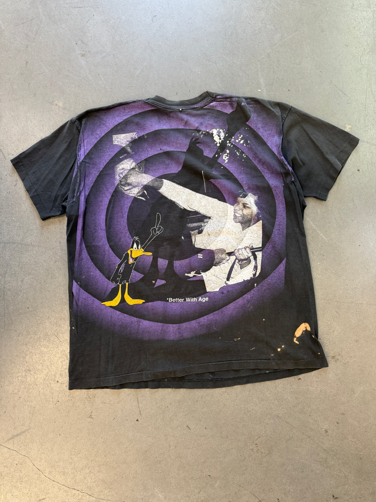 FUCK THE SYSTEM BETTER WITH AGE TEE - BLACK
