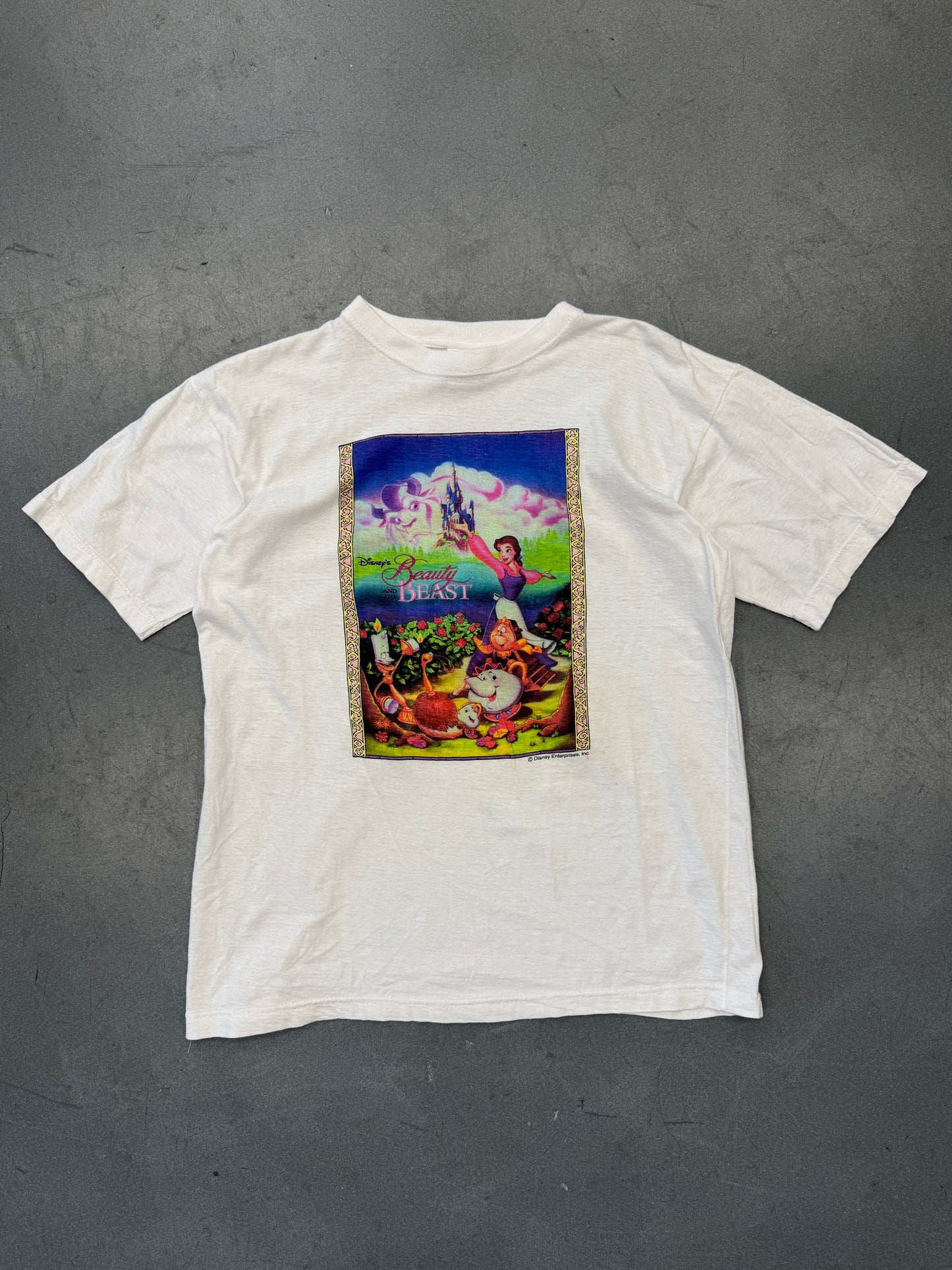 1997 BEAUTY AND THE BEAST CASTLE TEE (SEGA TAG)