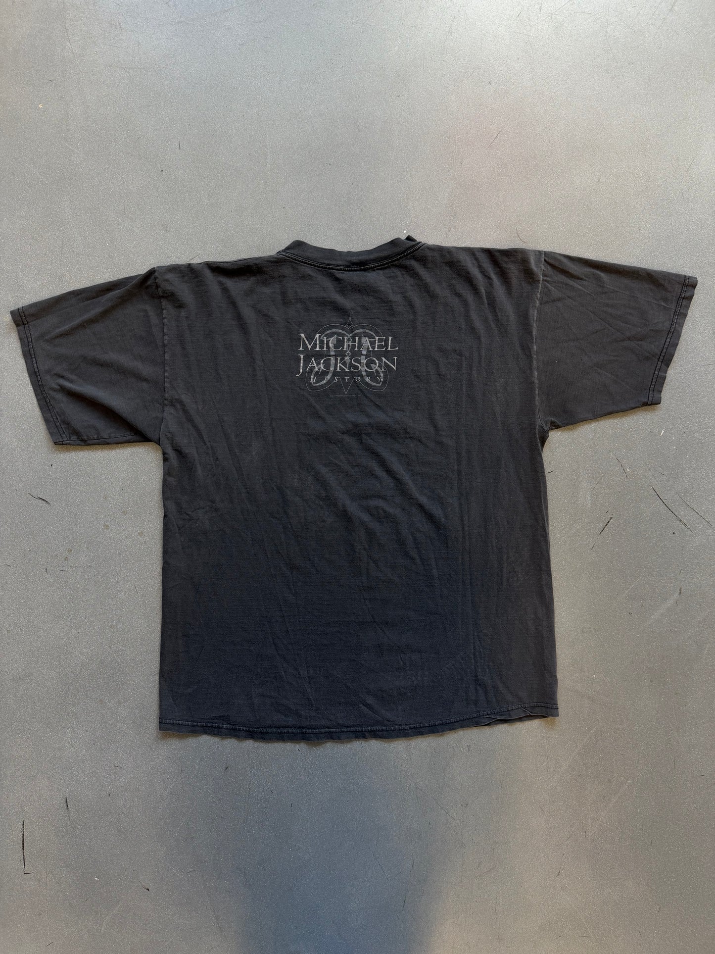 1994 MICHAEL JACKSON HISTORY TIP-TOE TEE (FADED TAG)