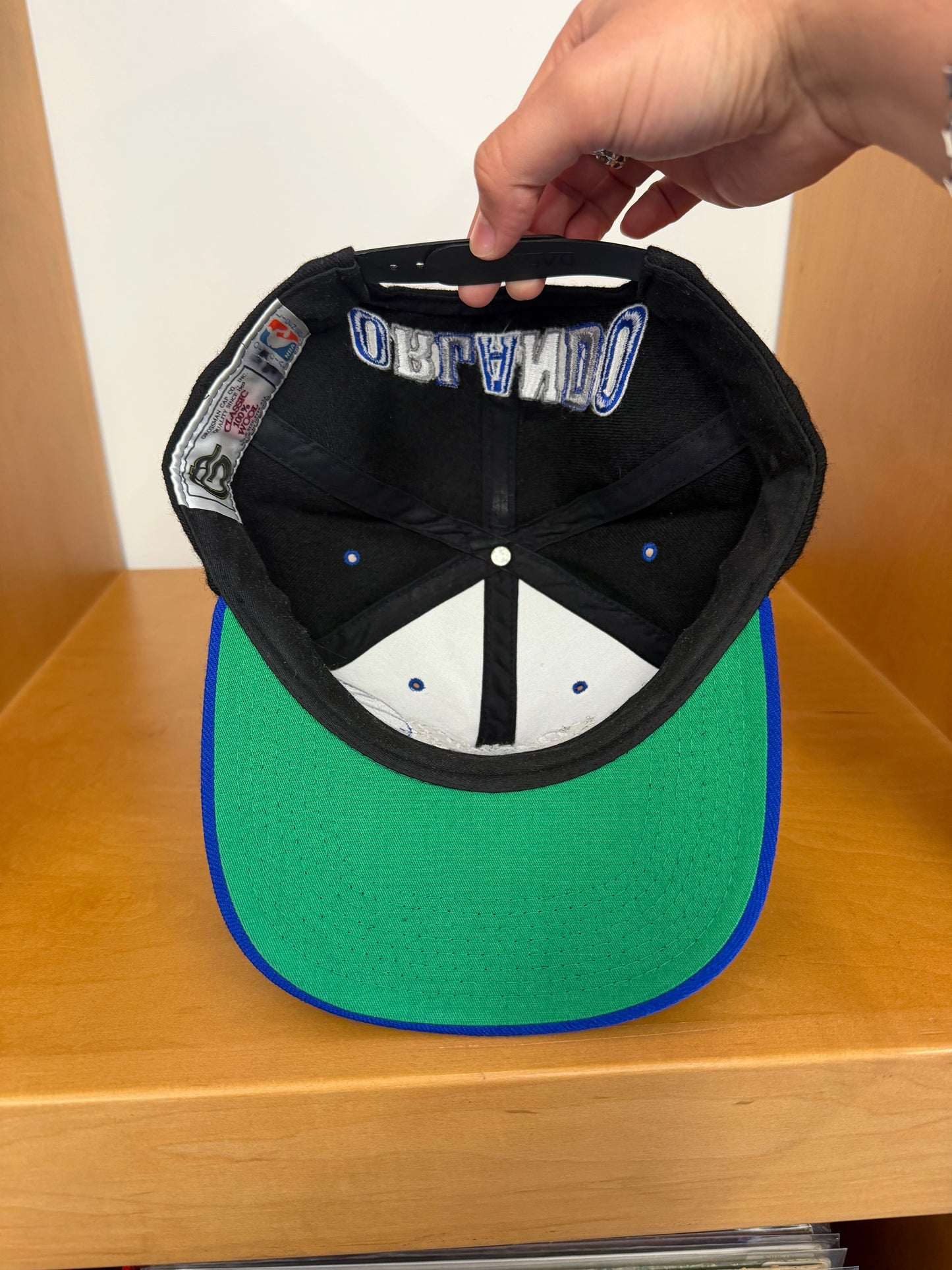 90'S ORLANDO MAGIC SNAPBACK - BLUE/BLACK (GROSSMAN CAP CO. TAG)
