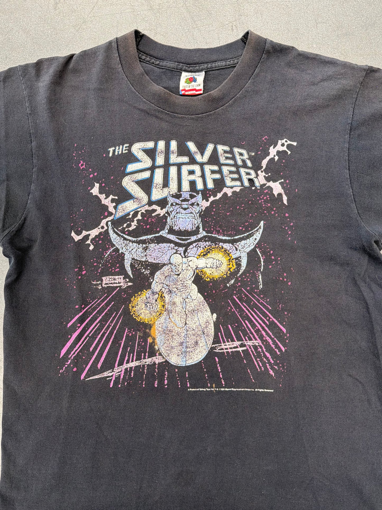 1991 THE SILVER SURFER THANOS TEE (FOTL TAG)