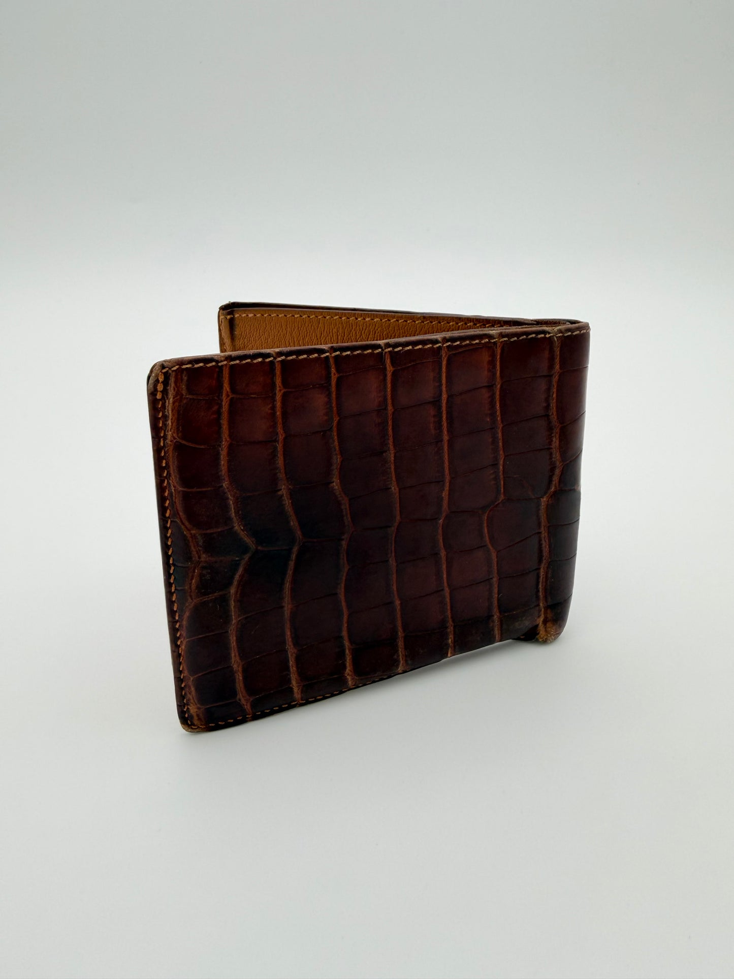 HERMES MC2 ALLIGATOR WALLET (NO BOX)