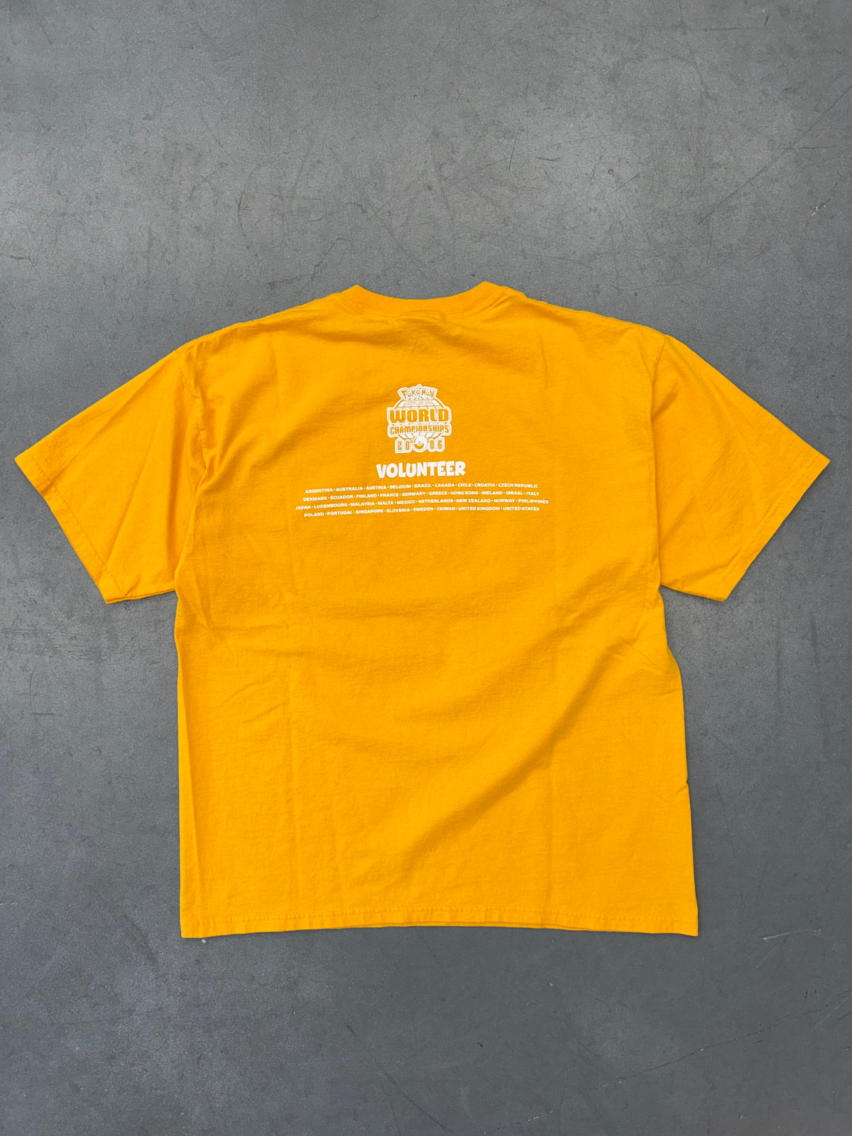 2006 POKEMON WORLD CHAMPIONSHIPS ANAHEIM CALIFORNIA TEE (GILDAN TAG)