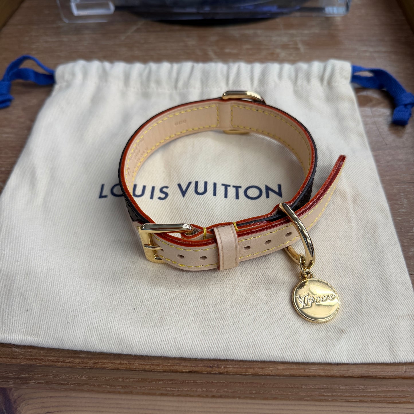 SS25 LOUIS VUITTON DOG COLLAR XS MONOGRAM