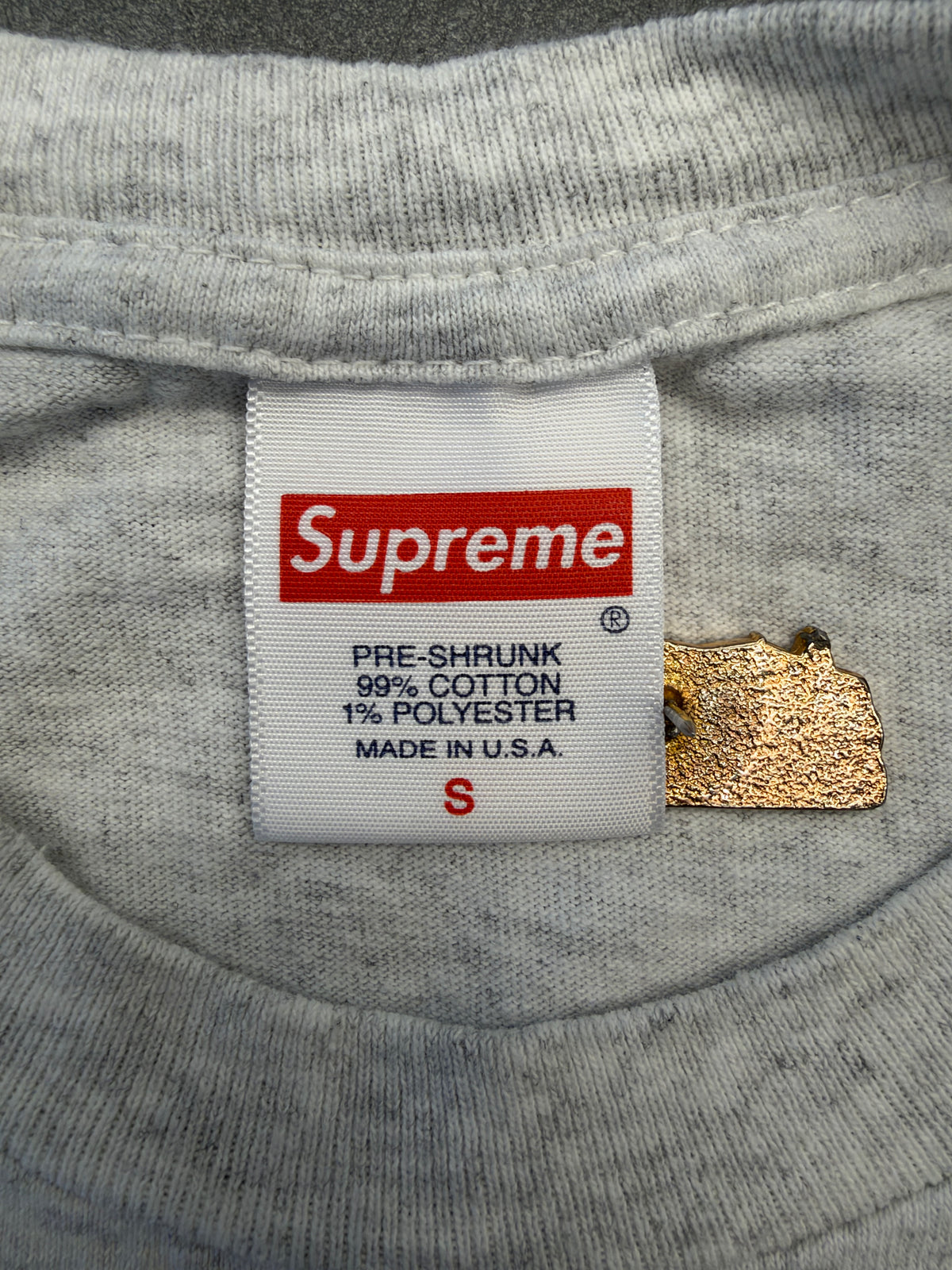 SS20 SUPREME LAUGH NOW TEE - ASH GREY