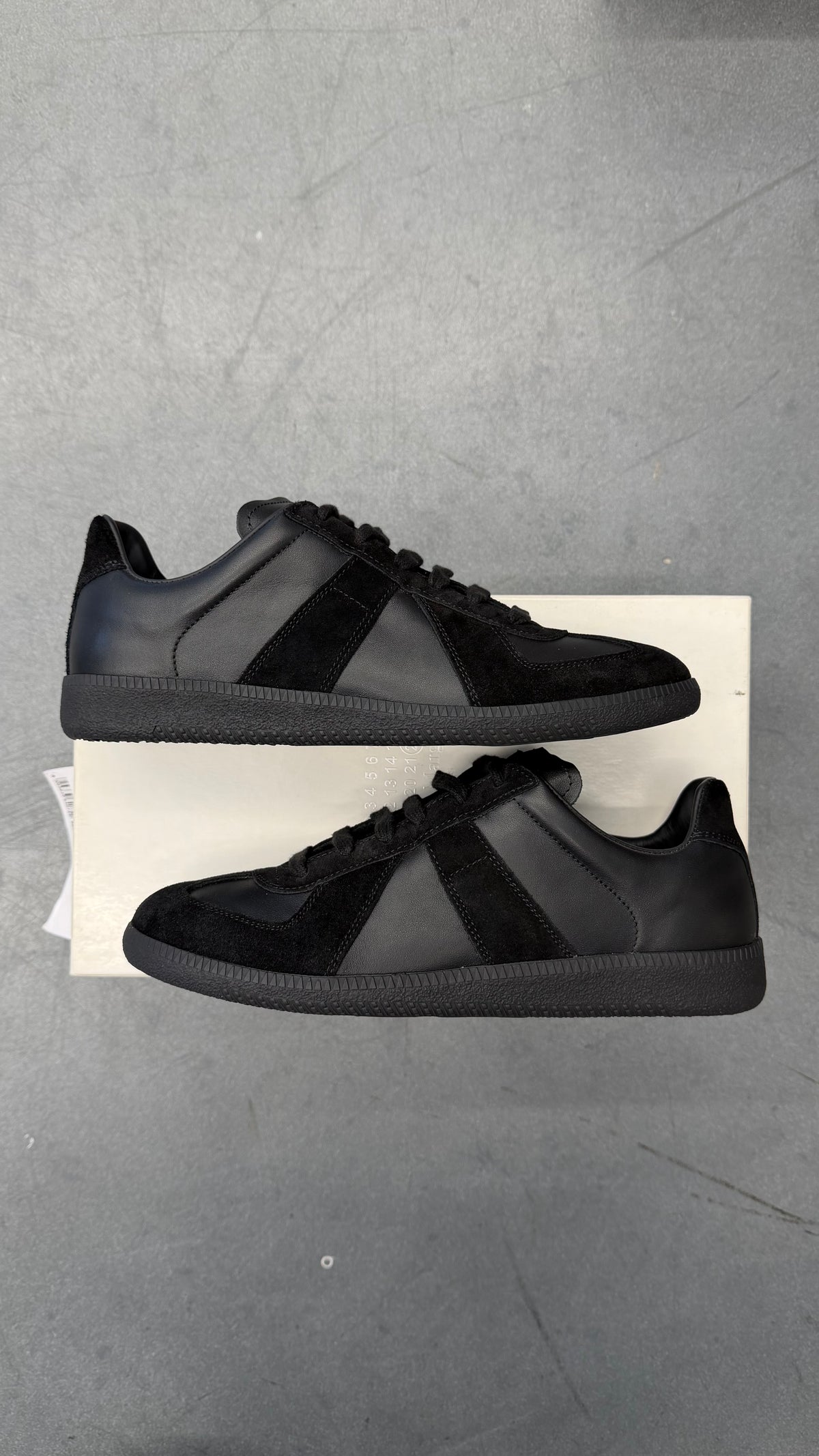 MAISON MARGIELA REPLICA SNEAKERS BLACK/BLACK