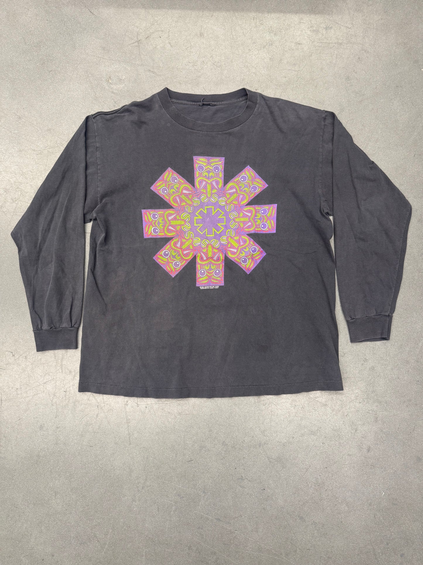 1992 RED HOT CHILLI PEPPERS AZTEC LONG SLEEVE (PULLED TAG)