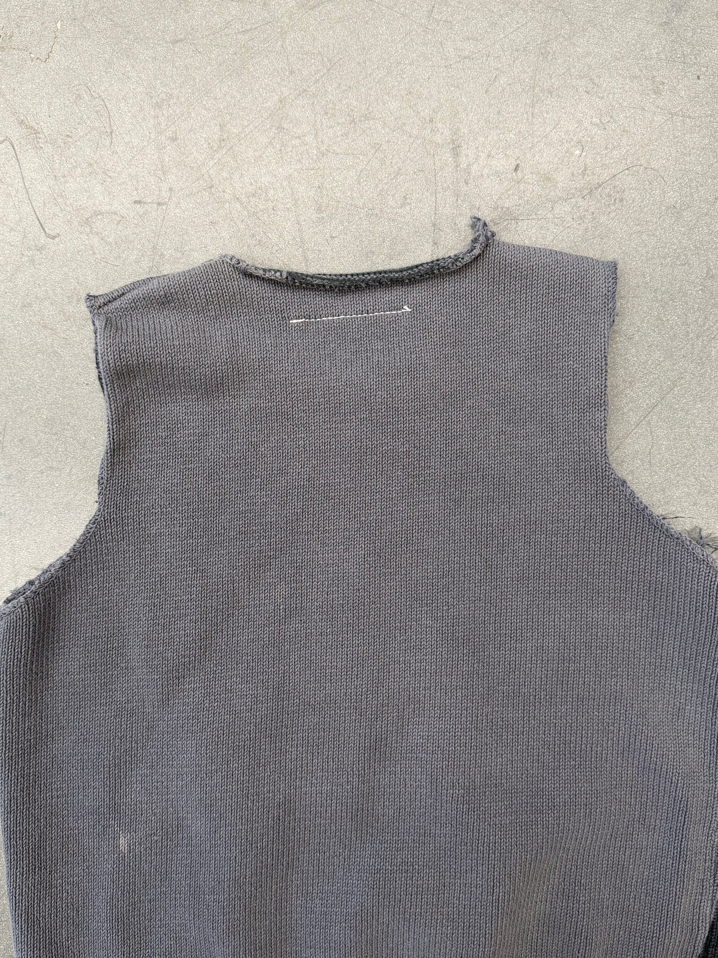 VINTAGE MM6 2-TONE SWEATER VEST