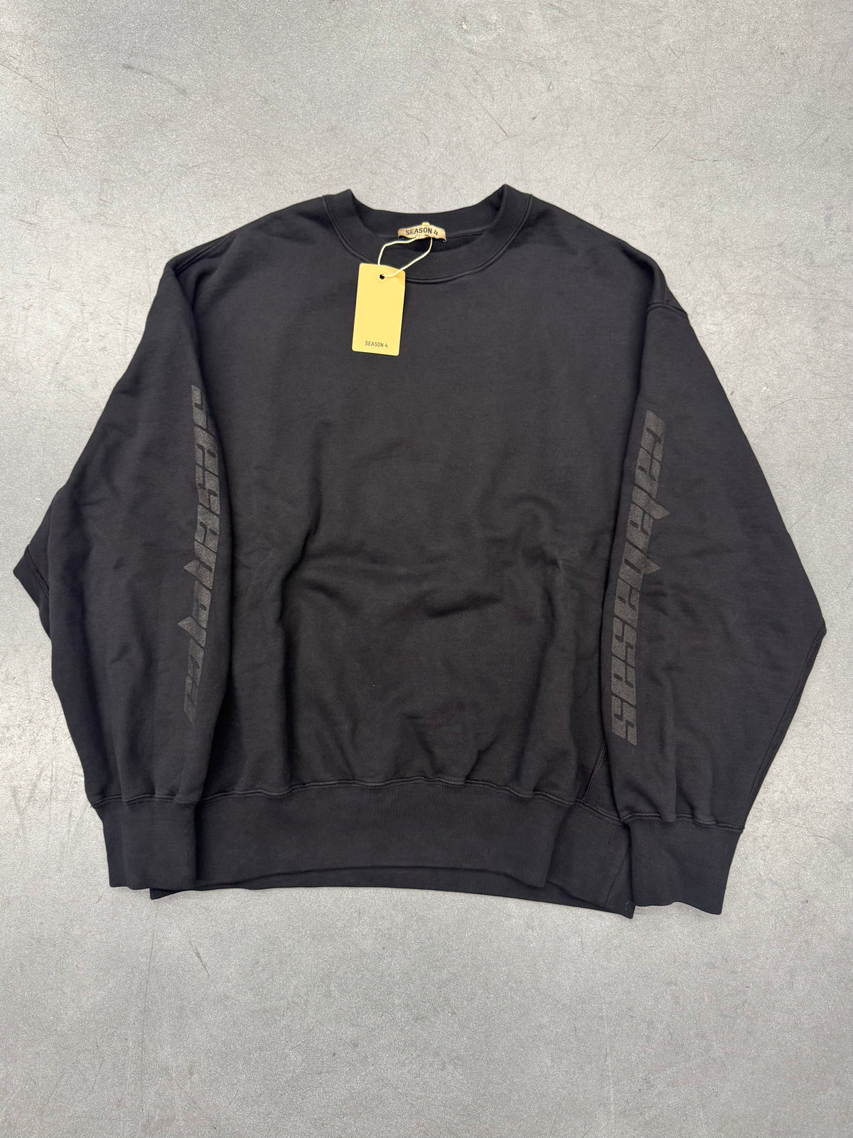 YEEZY SEASON 4 CALABASAS BLACK INK CREWNECK