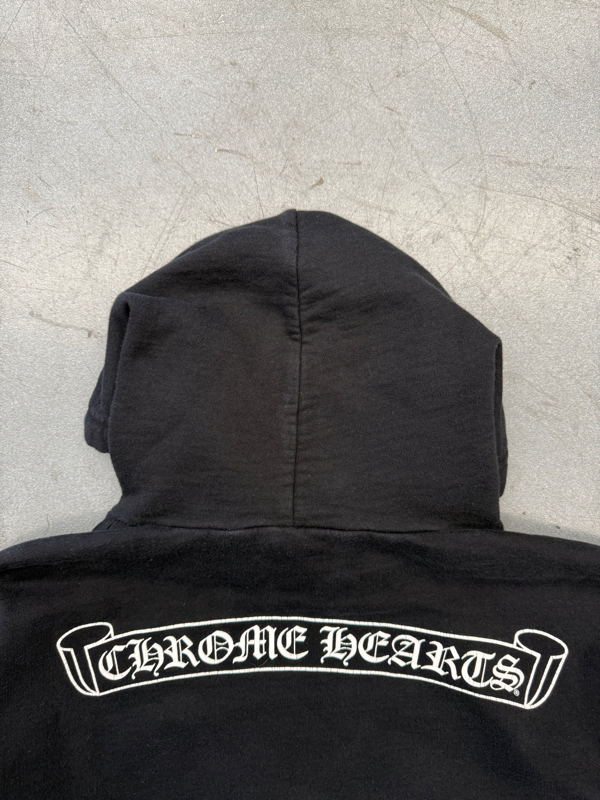 CHROME HEARTS SCROLL PULLOVER HOODIE