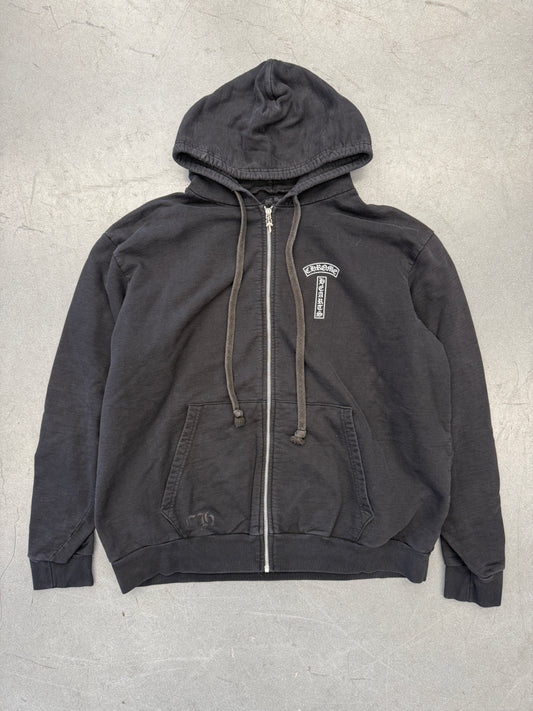 CHROME HEARTS T-BAR ZIP-UP HOODIE