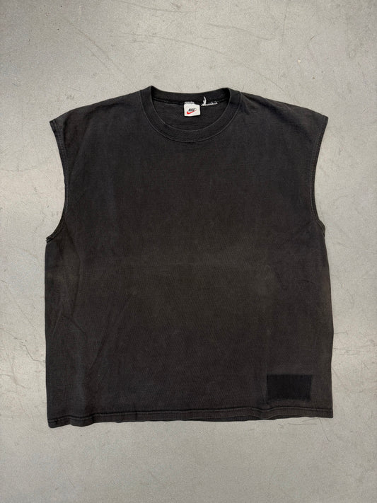 90'S JUMPMAN JORDAN BASKETBALL NIKE SLEEVELESS TEE (WHITE/RED NIKE TAG)