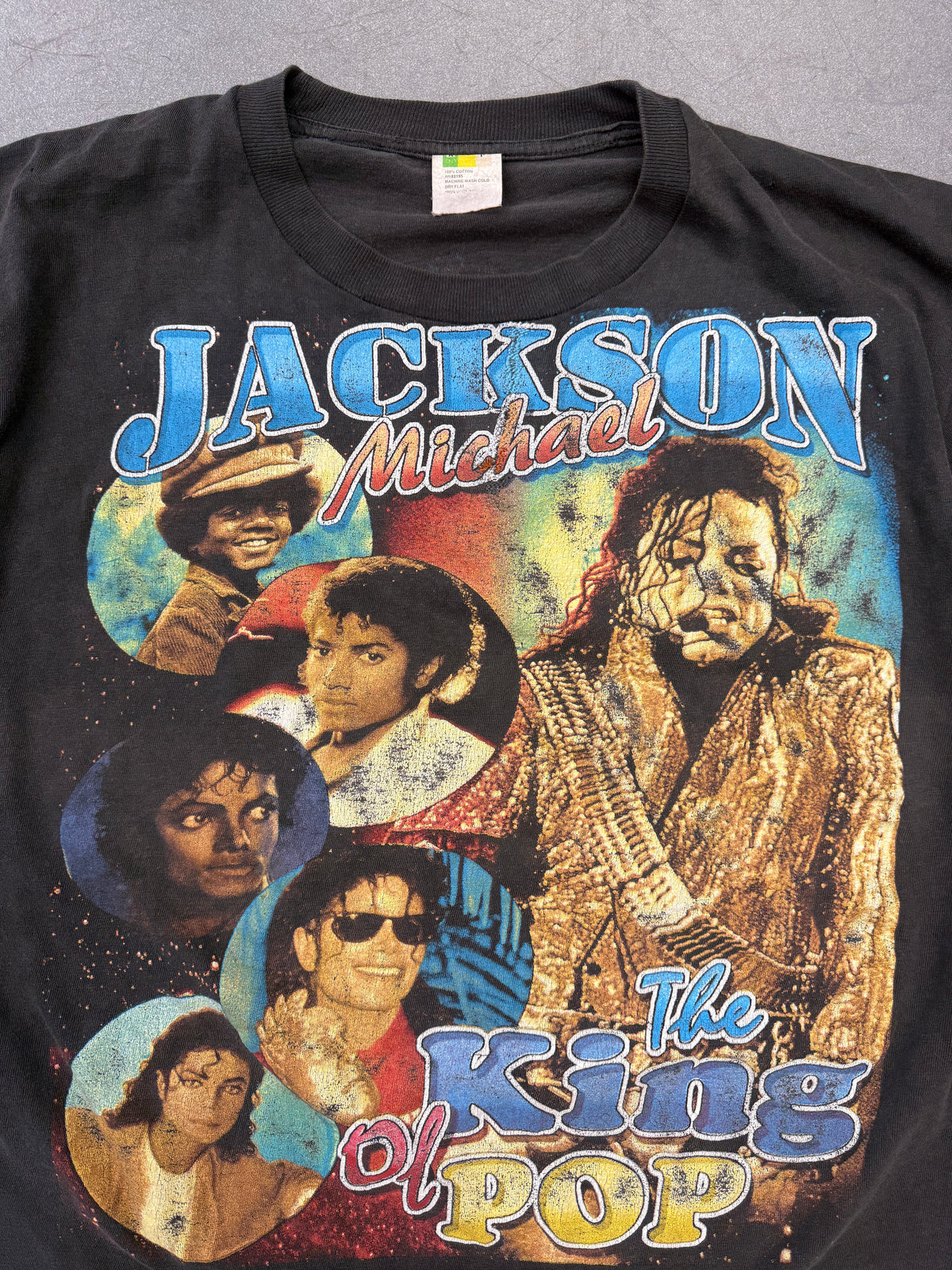 90S MICHAEL JACKSON THE KING OF POP BLOOD ON THE DANCE FLOOR BOOTLEG RAP STYLE TEE (KP TAG)