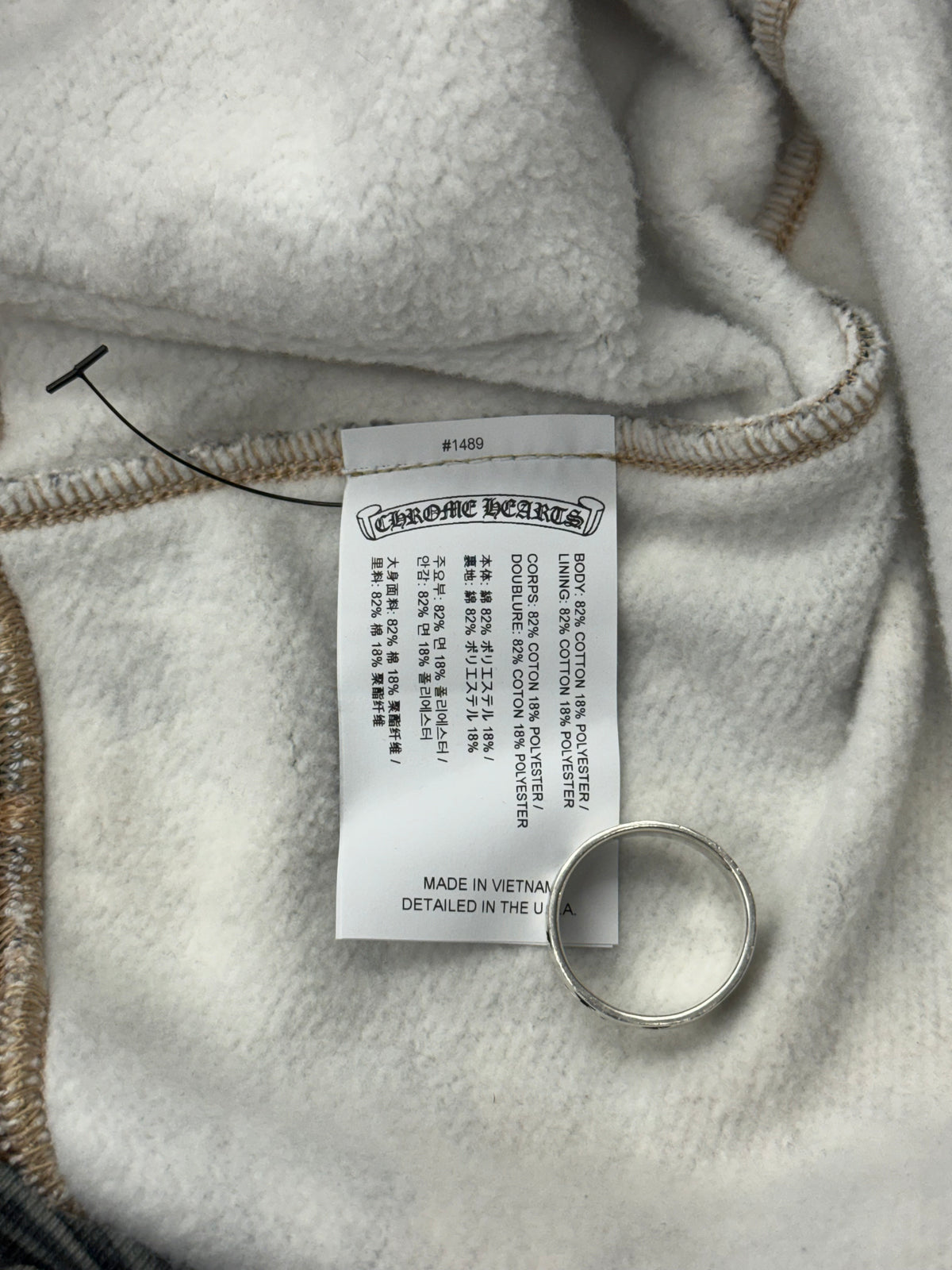CHROME HEARTS NOCTA NIKE PULLOVER HOODIE - GENTLY USED