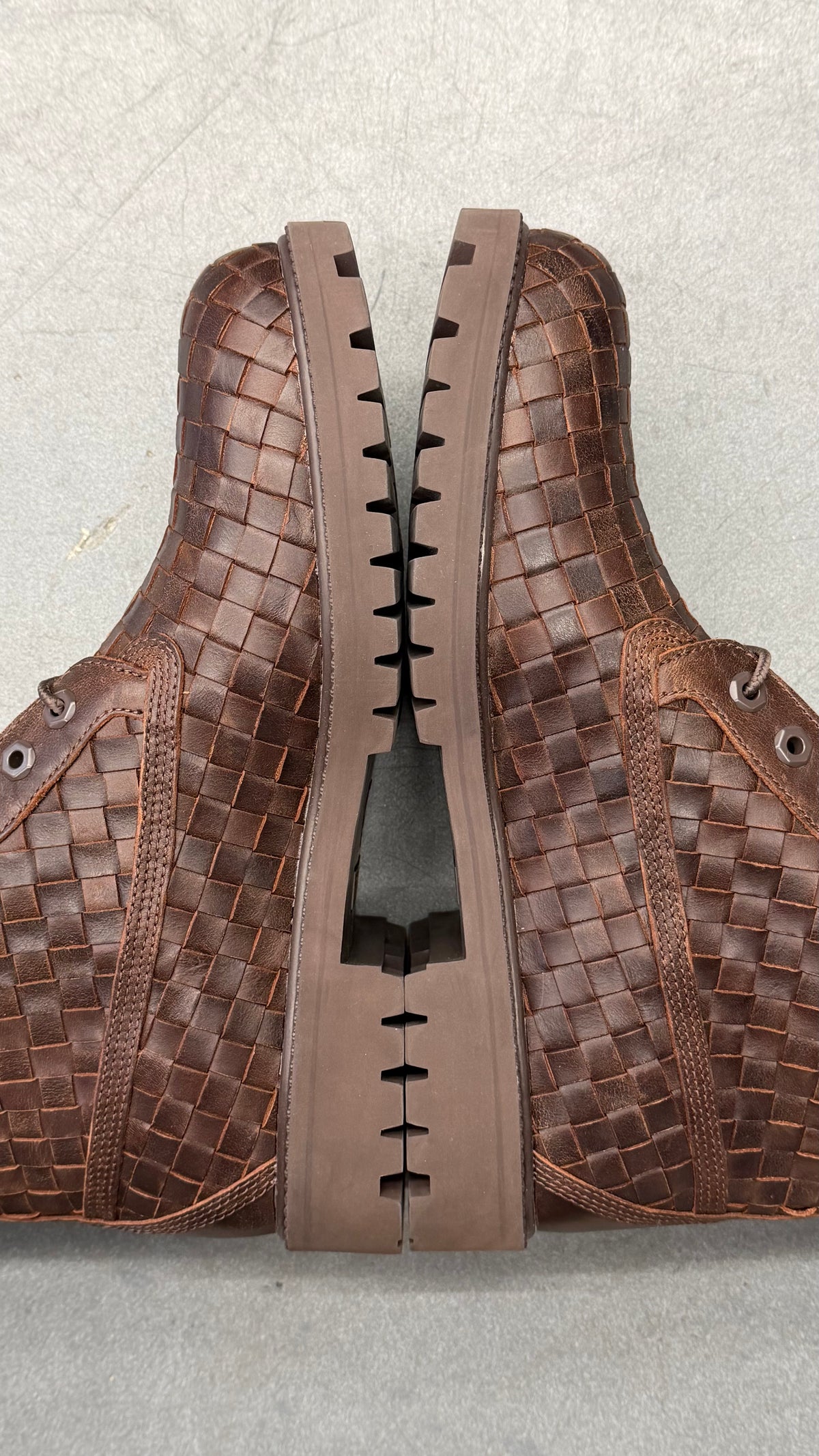2025 TIMBERLAND PREMIUM 6-INCH WOVEN LEATHER BOOT - DARK BROWN