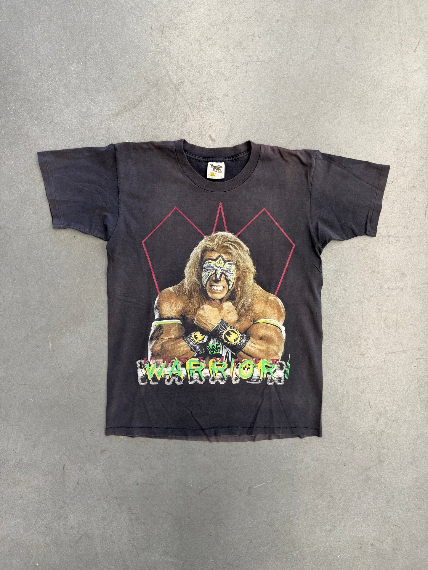1996 WWF ULTIMATE WARRIOR TEE (TENNESSEE RIVER TAG)