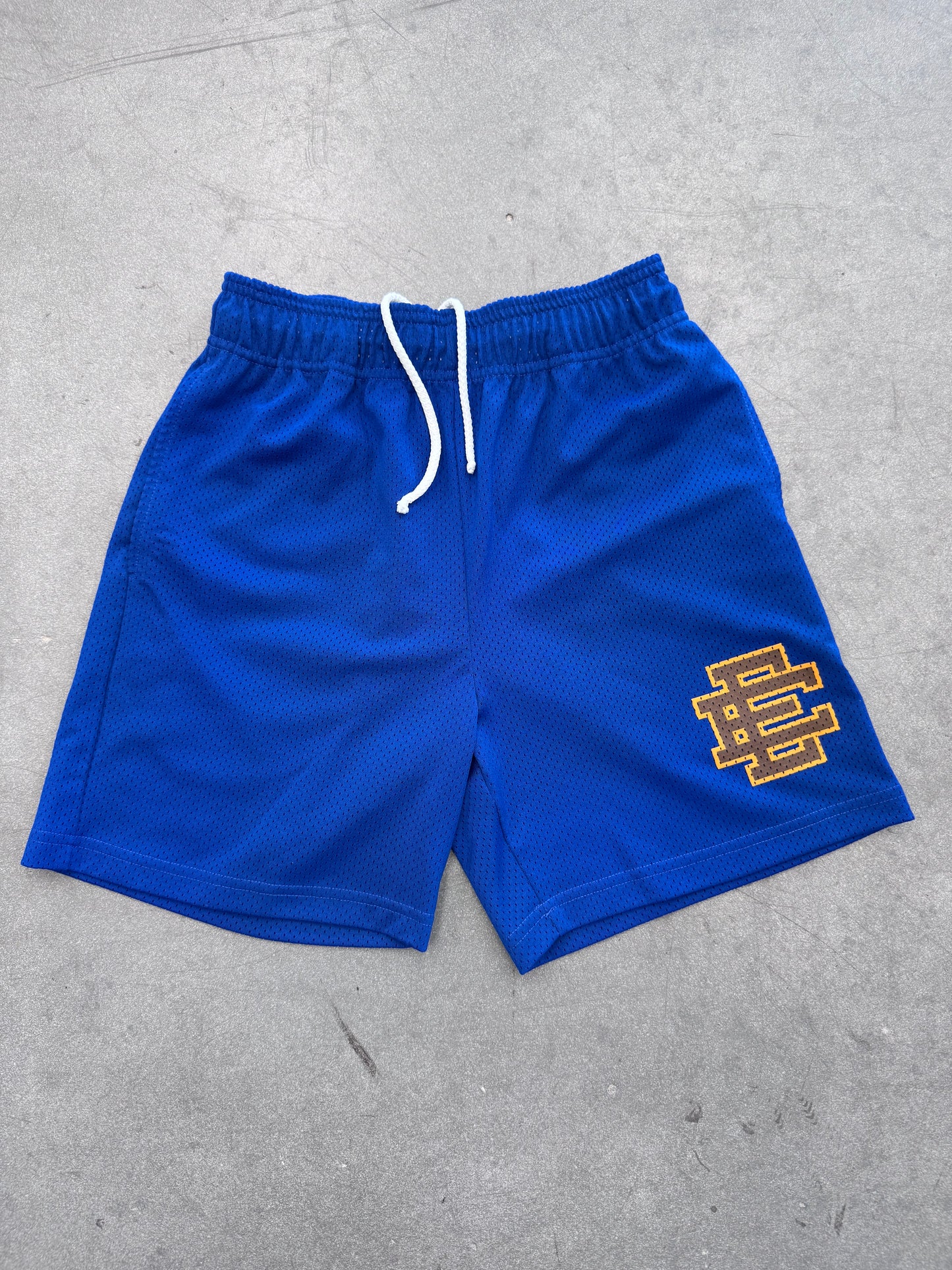 ERIC EMANUEL EE BASIC SHORTS BLUE BROWN ORANGE (S)