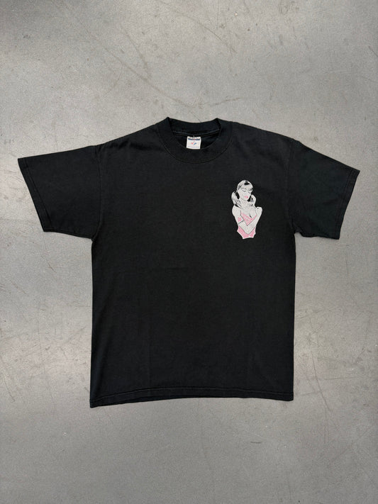 FLUFF RECORDS MULLET TEE (JERZEES TAG)