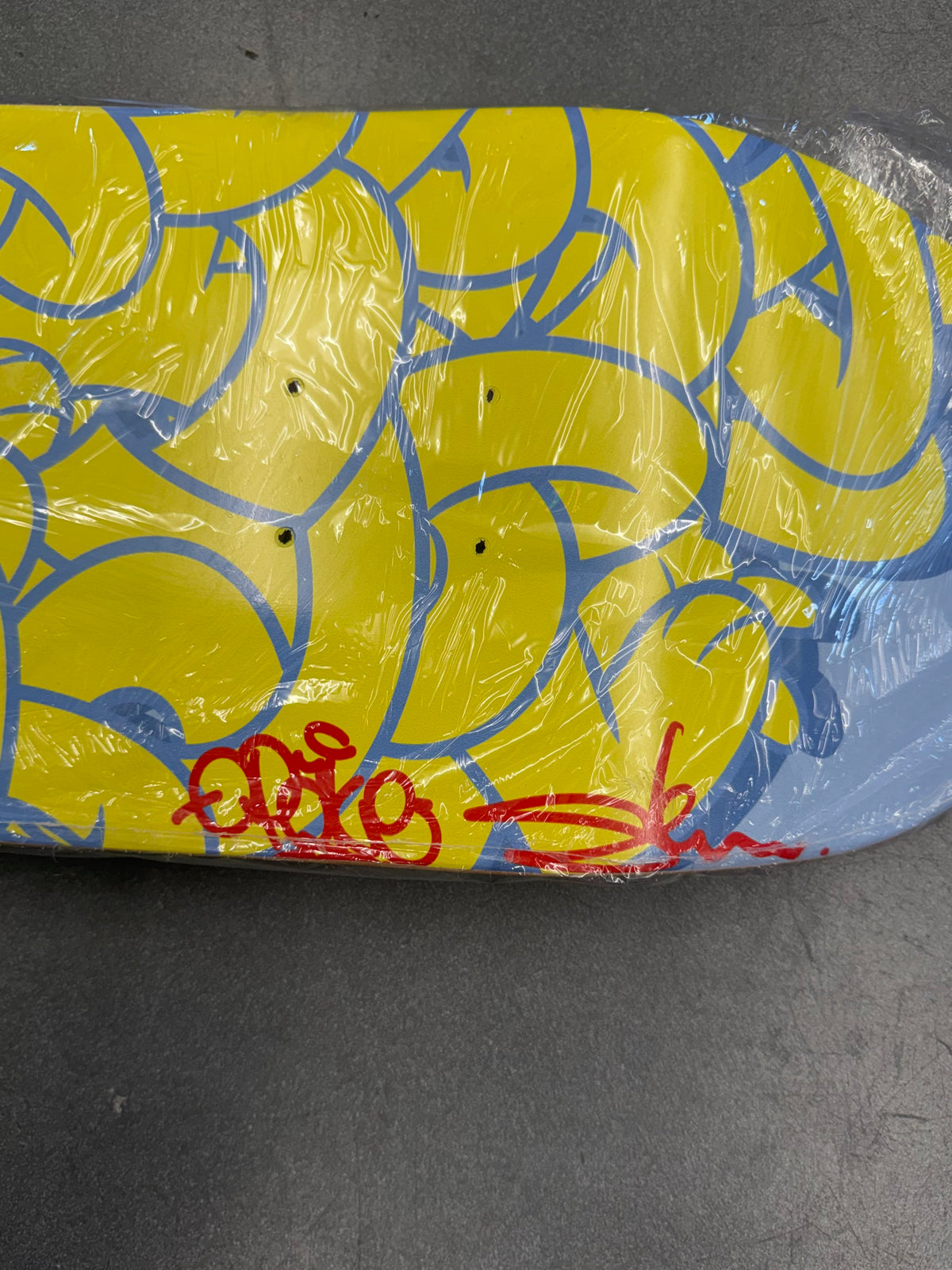 ART OF HIP HOP SLAWN AND OPAKE TOP CAT SKATEBOARD DECK