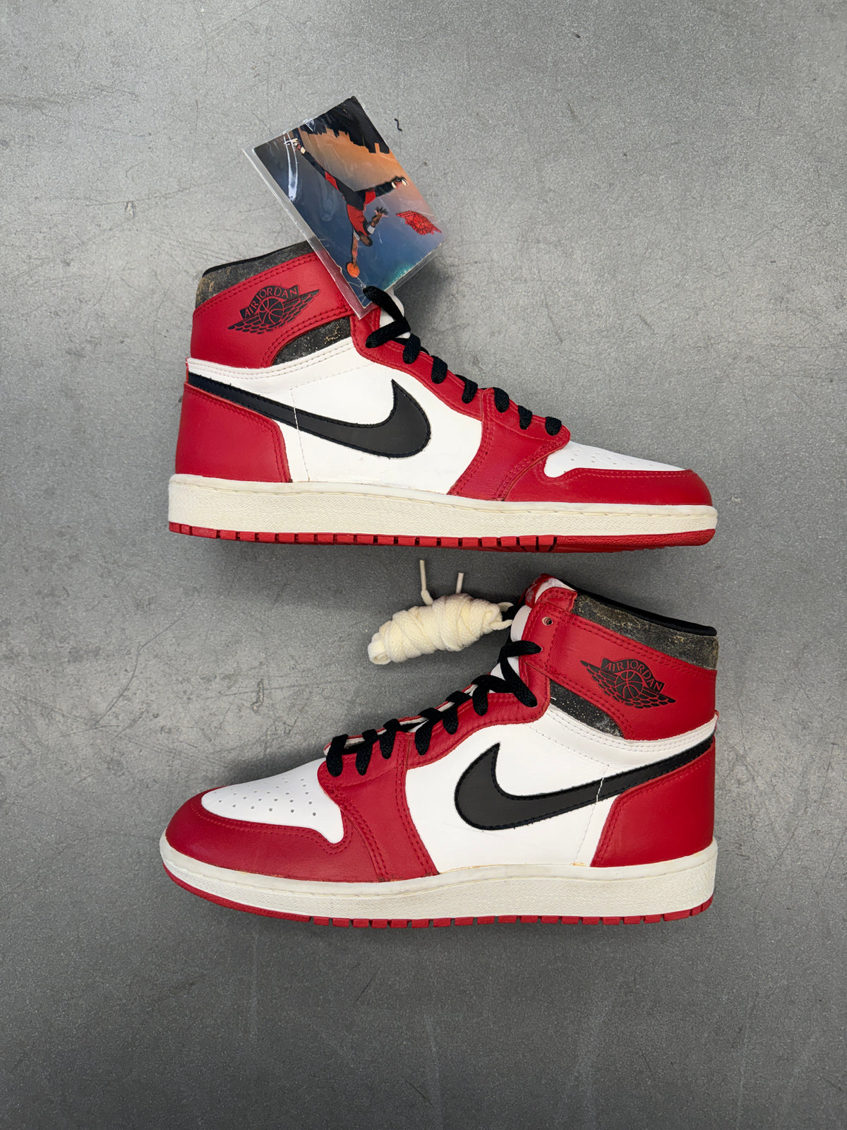 1985 AIR JORDAN 1 HIGH CHICAGO (DEADSTOCK NEVER WORN)