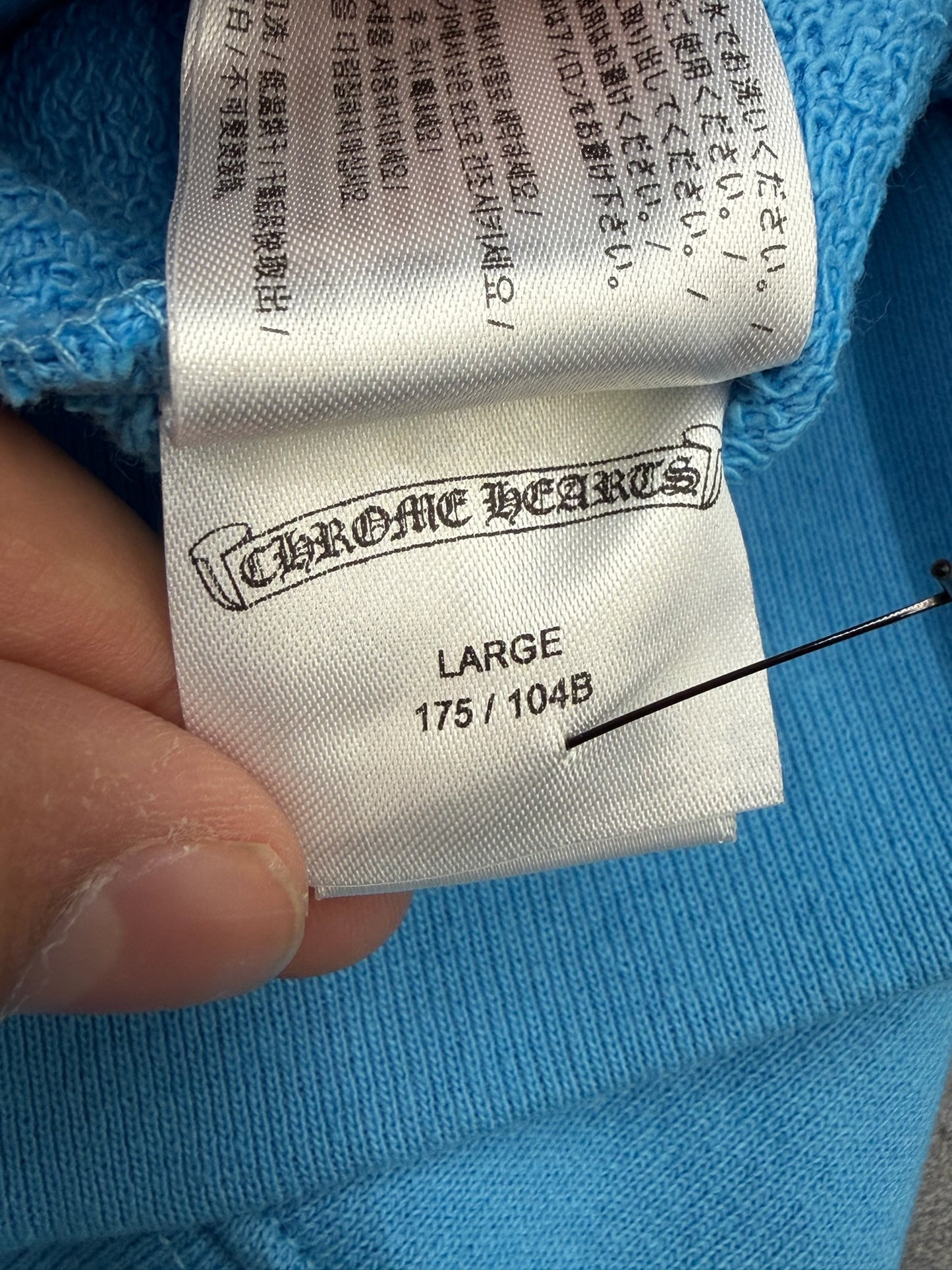 CHROME HEARTS MATTY BOY BRAND NEW HOODIE - BLUE