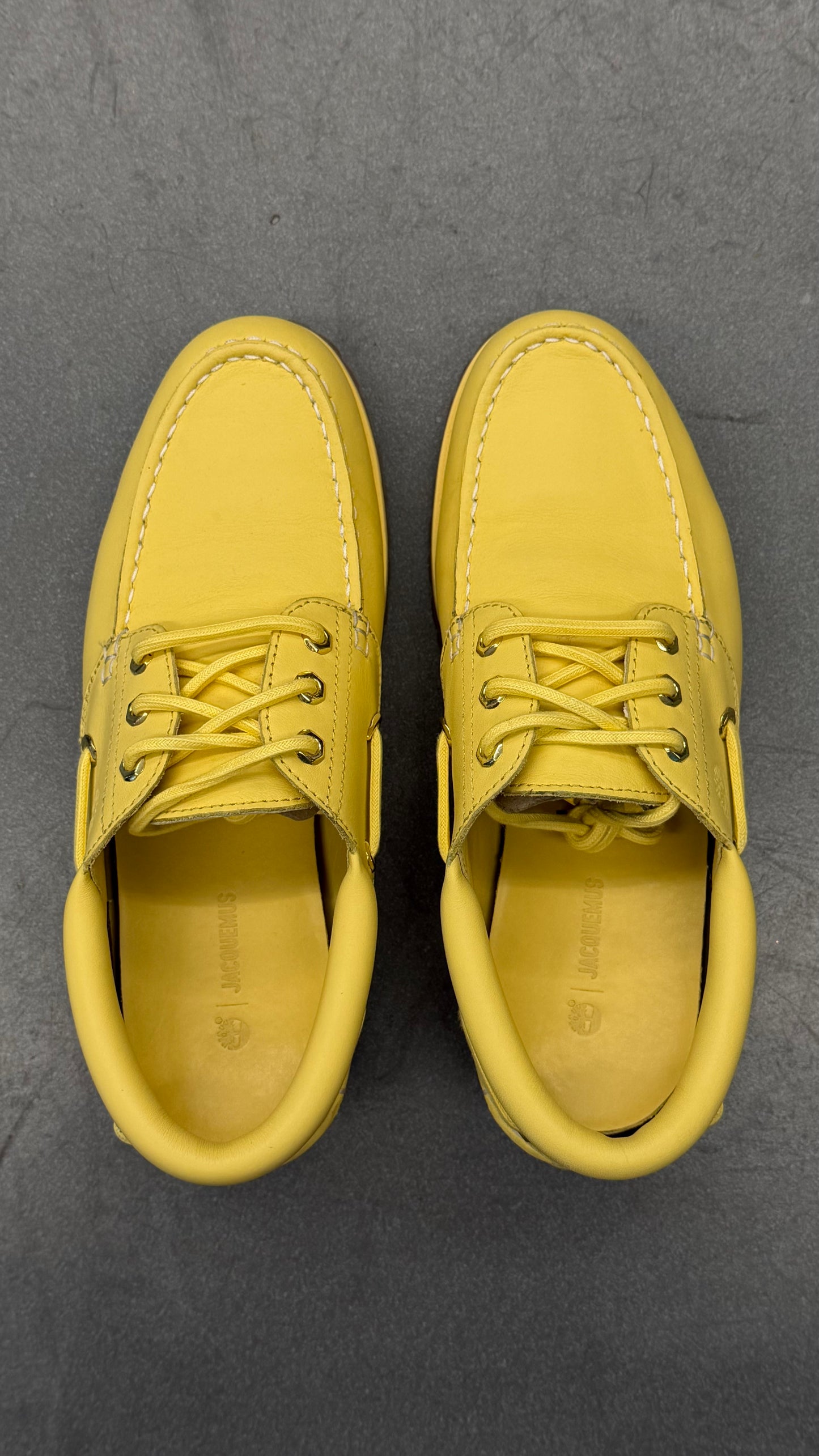 2025 TIMBERLAND 3-EYE CLASSIC LUG BOAT SHOE JACQUEMUS LA BATEAU (W/BOX)