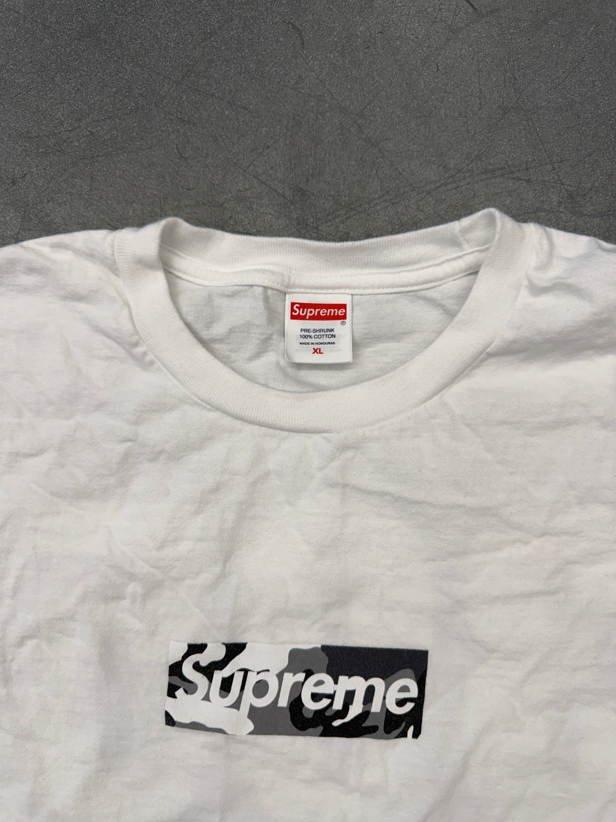 SS25 SUPREME MIAMI 305 SNOW CAMO BOX LOGO TEE