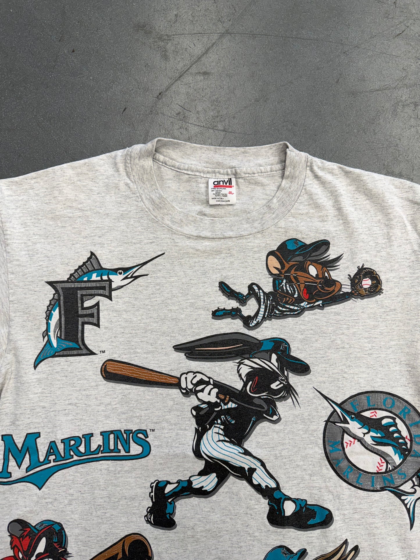 1994 FLORIDA MARLINS LOONEY TUNES AOP (ANVIL TAG)