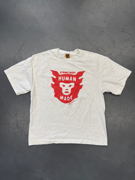 FW21 HUMAN MADE FACE LOGO TEE - WHITE