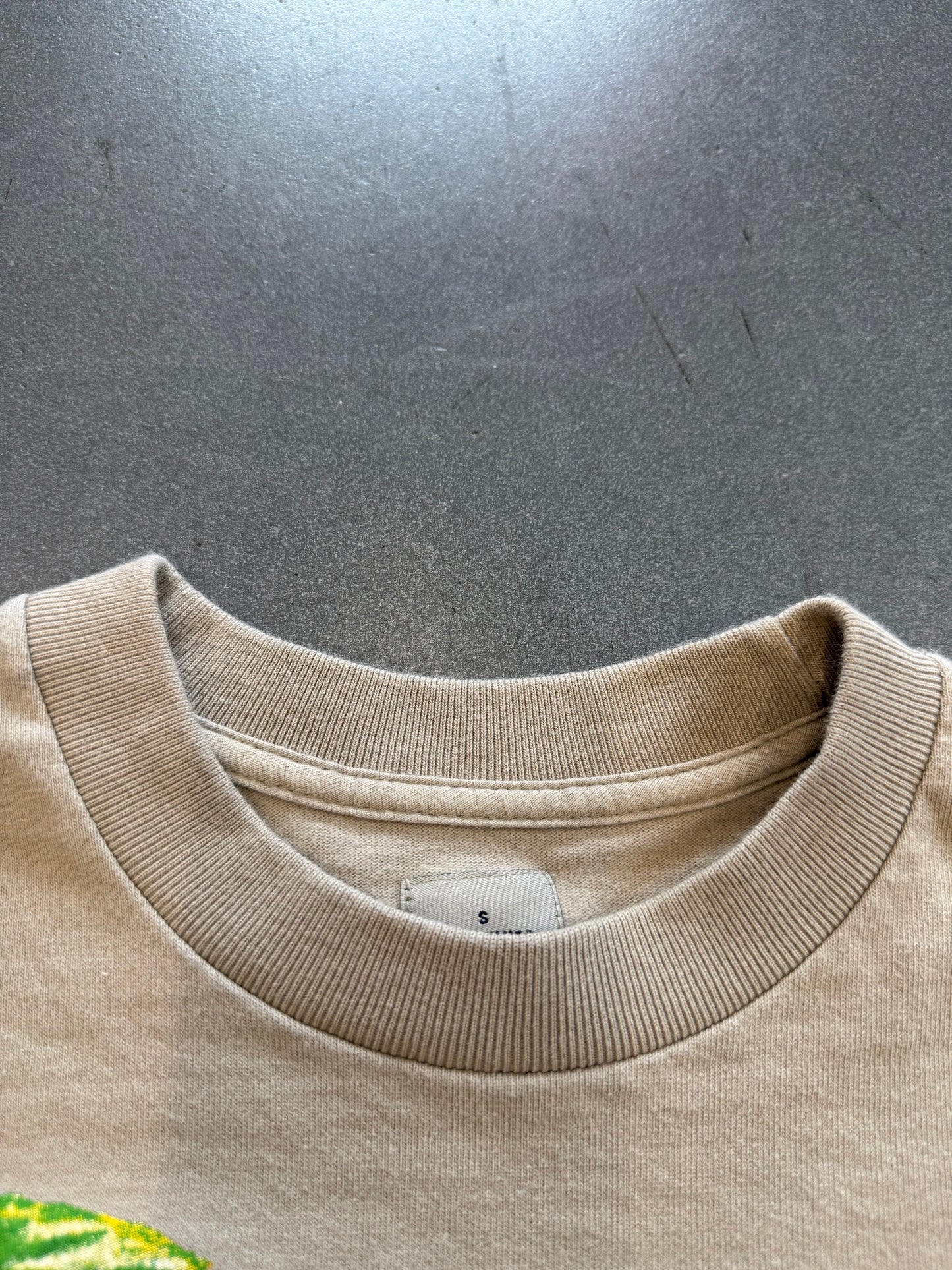 FW18 YEEZY WES LANG BIRD L/S TEE - VAPOR (S)