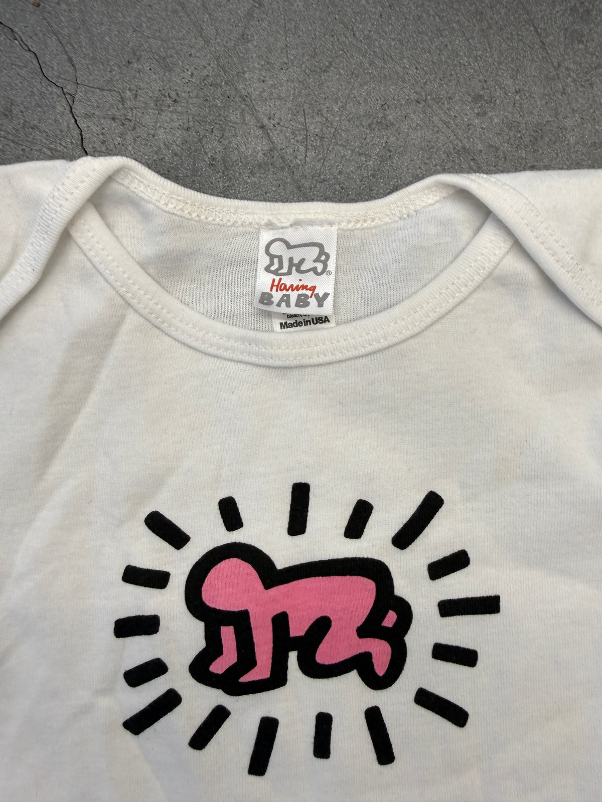 Y2K VINTAGE KEITH HARING RADIANT BABY TEE (HARING BABY TAG)