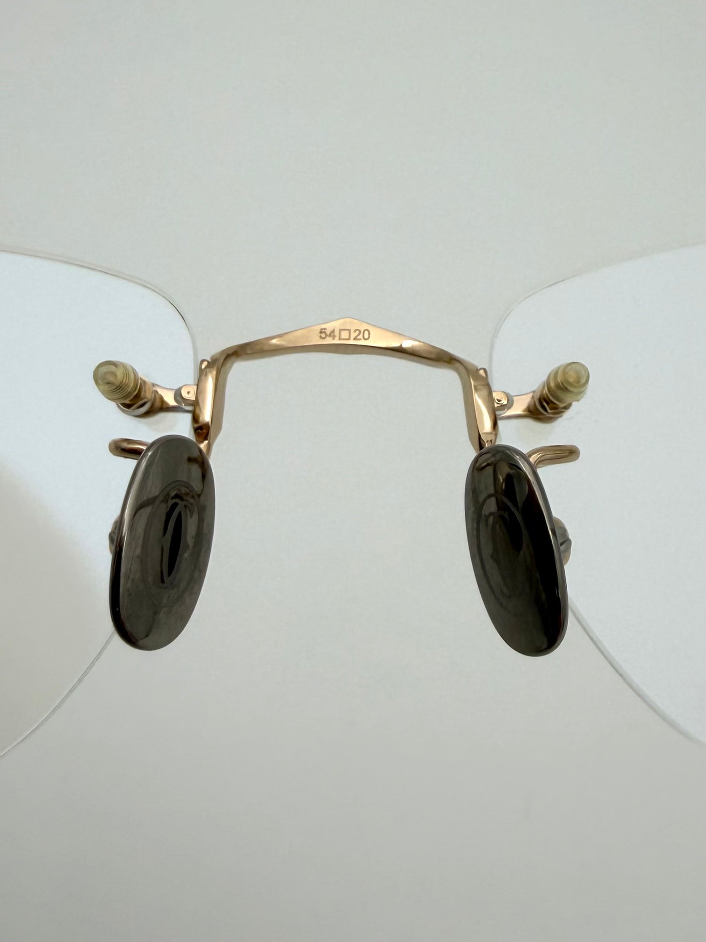 CARTIER K0WKE00270 FRAMELESS GLASSES (W/ BOX AND CASE)