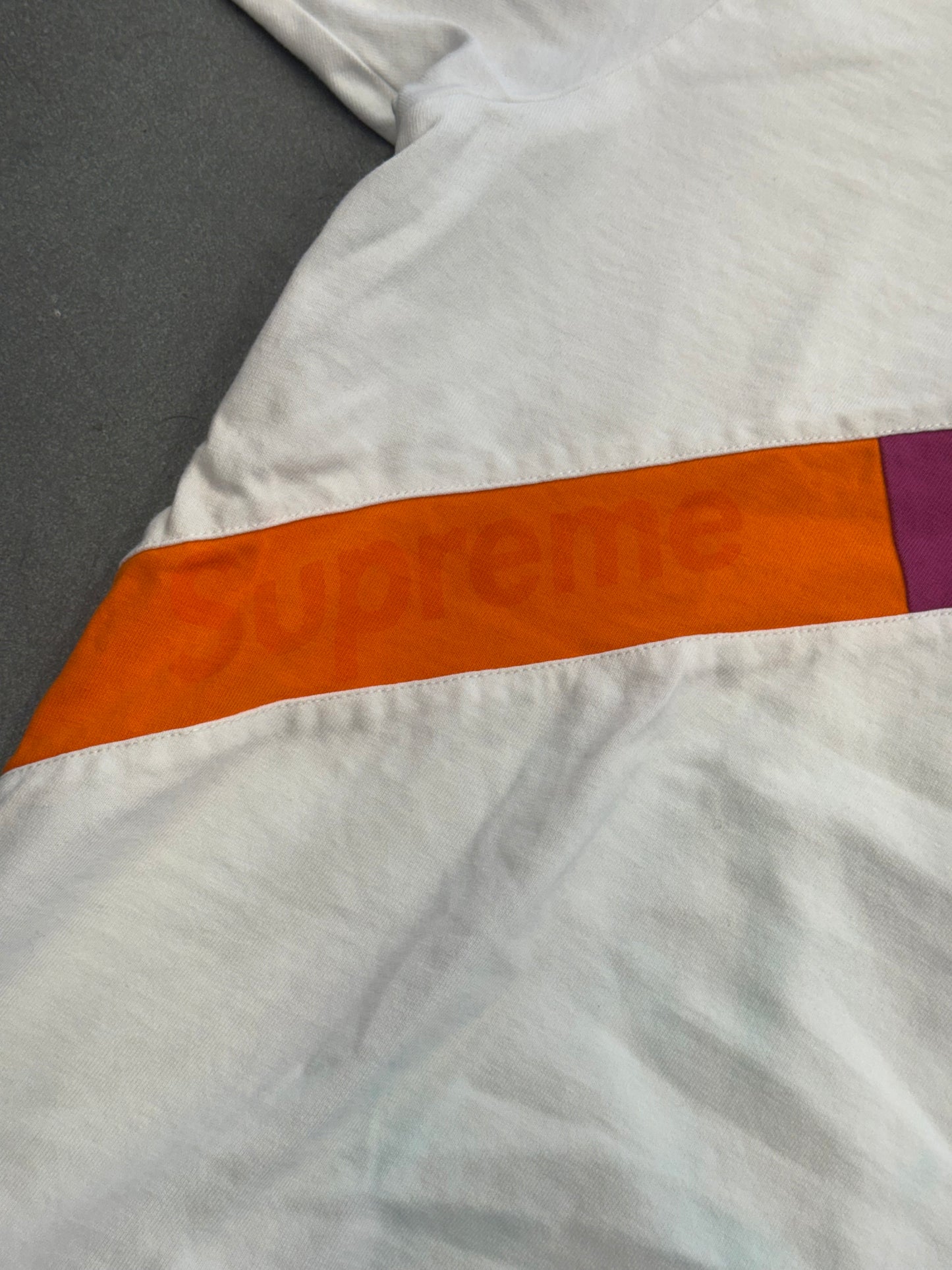SS07 SUPREME X FILA STRIPED POLO SHIRT