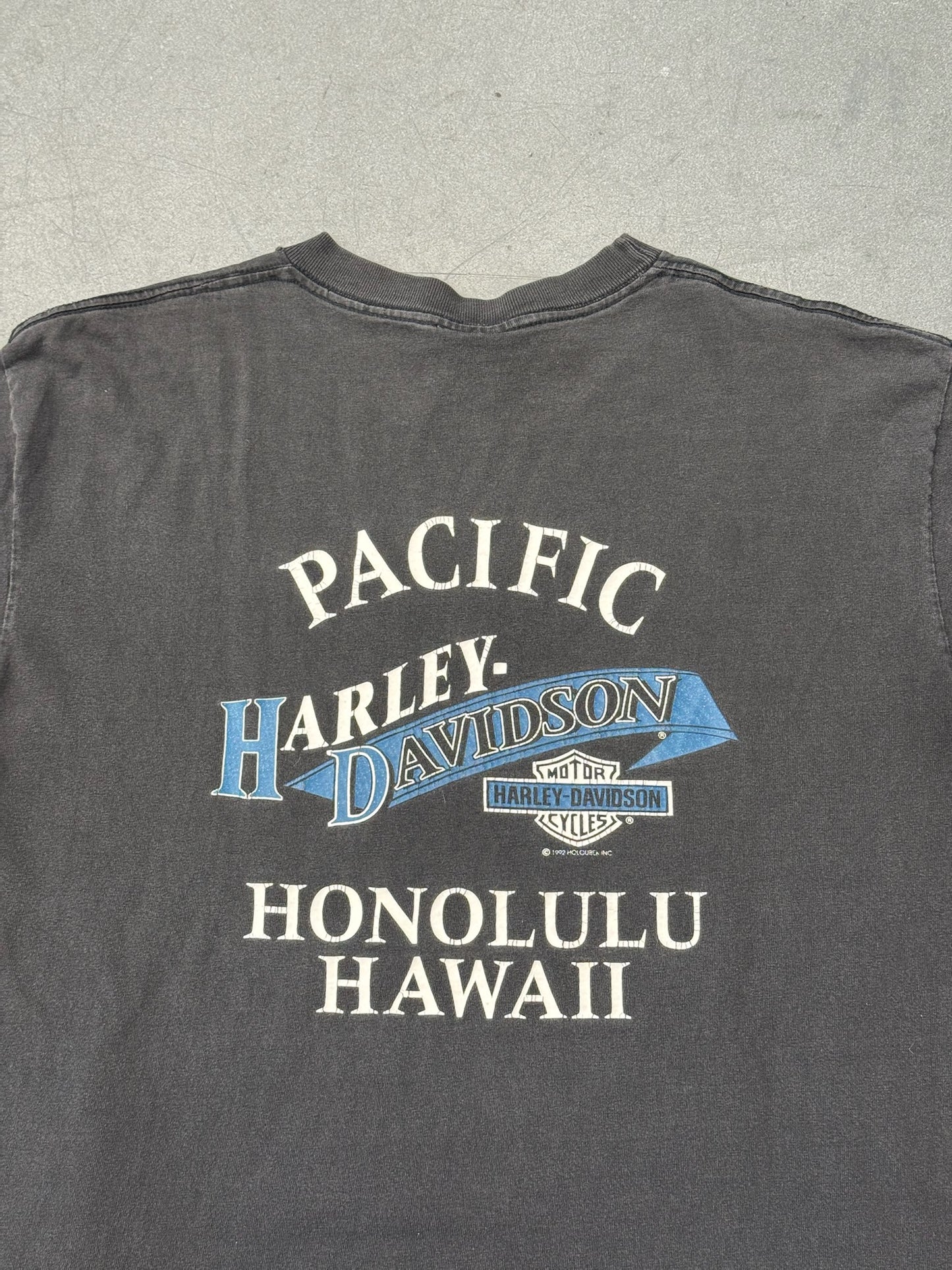 1993 HARLEY-DAVIDSON CHROME SWEET CHROME HONOLULU, HAWAII LONG SLEEVE TEE