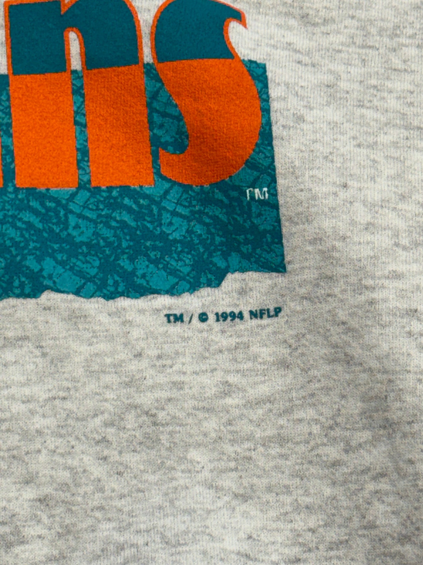 1994 MIAMI DOLPHINS NFLP HOODIE (HOME TEAM TAG)