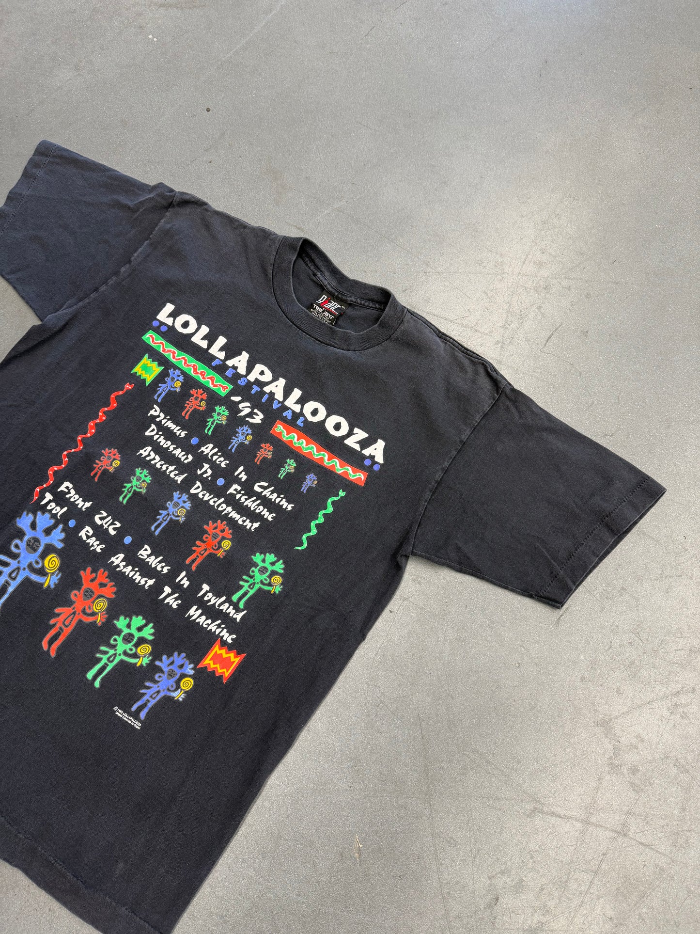 1993 LOLLAPALOOZA FESTIVAL TOUR TEE (GIANT TAG)