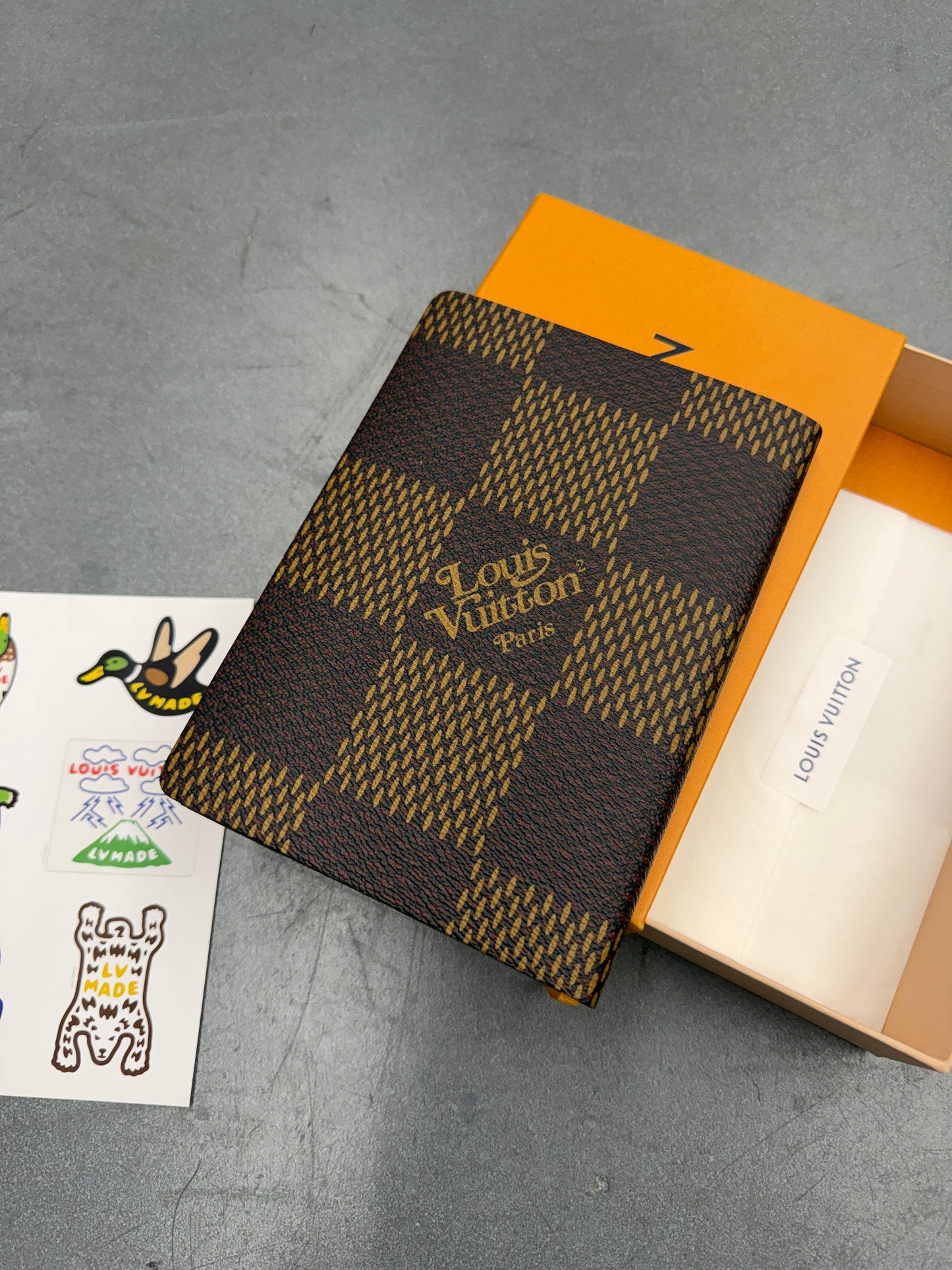 2020 LOUIS VUITTON X HUMAN MADE LV MADE NOTEBOOK (NWT AND BOX)
