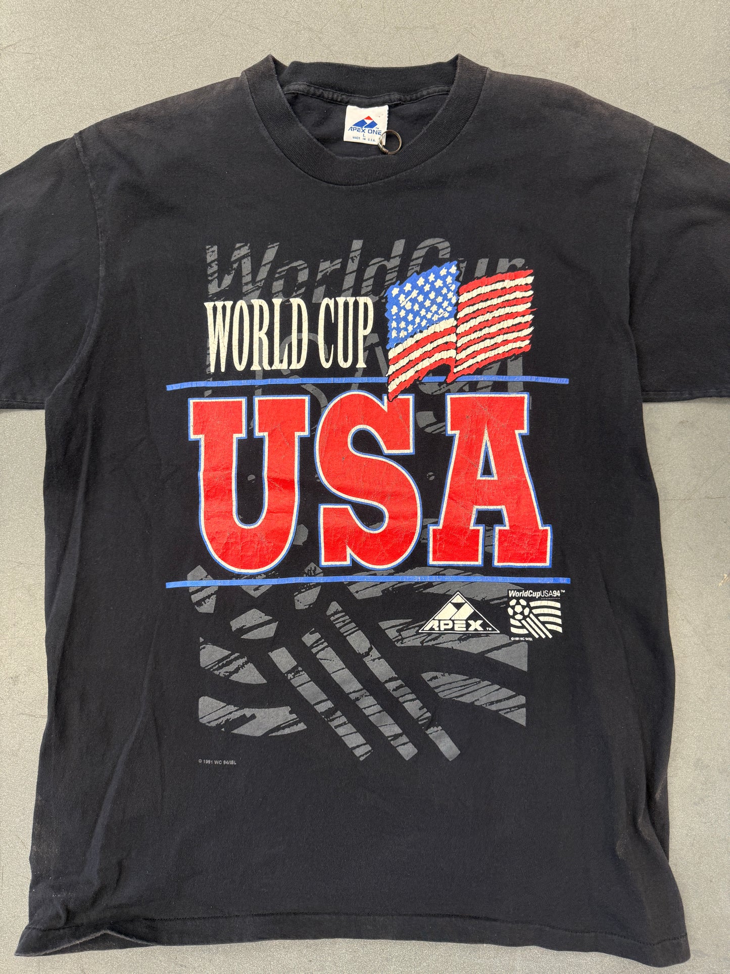 1994 WORLD CUP USA FLAG TEE (APEX ONE TAG)