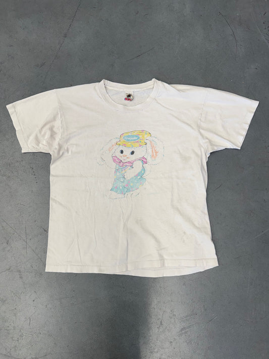 1991 EASTER HALLMARK CRAYOLA BUNNY TEE (FOTL TAG)