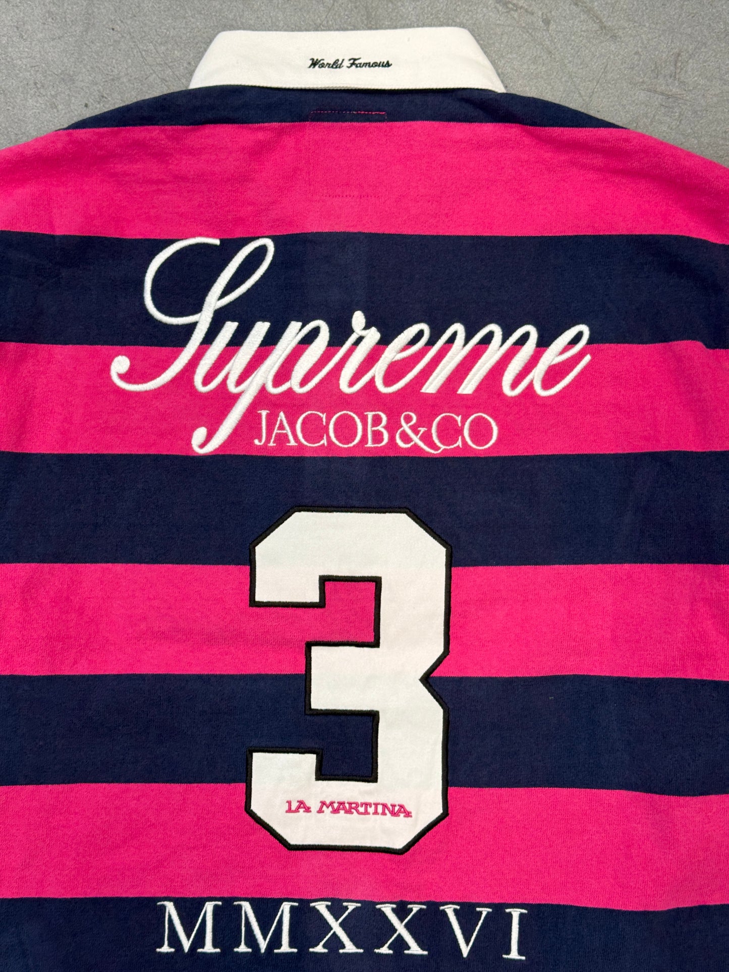 SS26 SUPREME LA MARTINA JACOB & CO RUGBY LS SHIRT