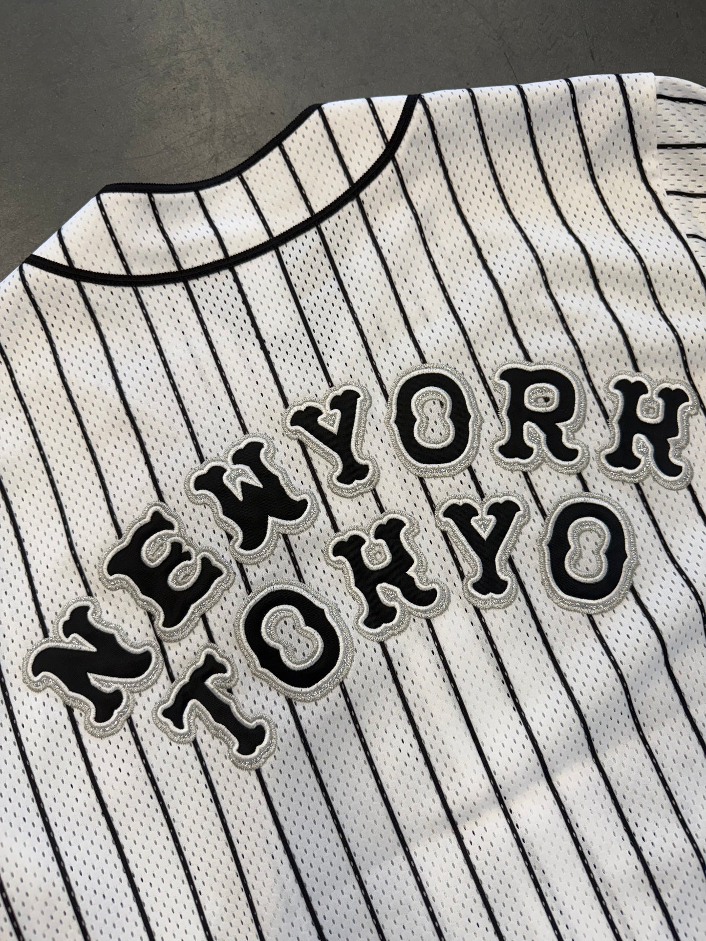 SS25 SUPREME HOMERUN BASEBALL JERSEY WHITE