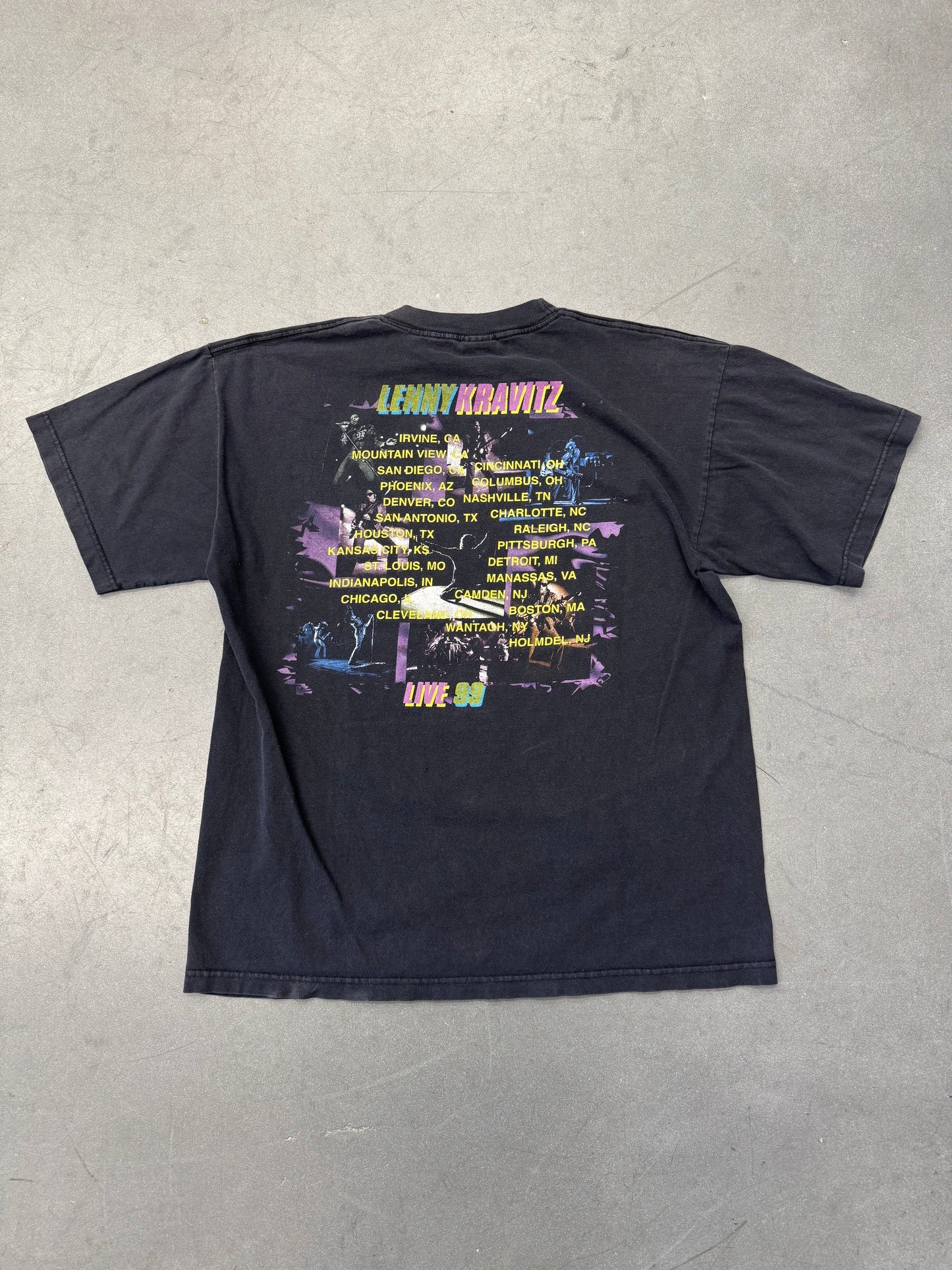 1999 LENNY KRAVITZ LIVE TOUR TEE (GIANT TAG)