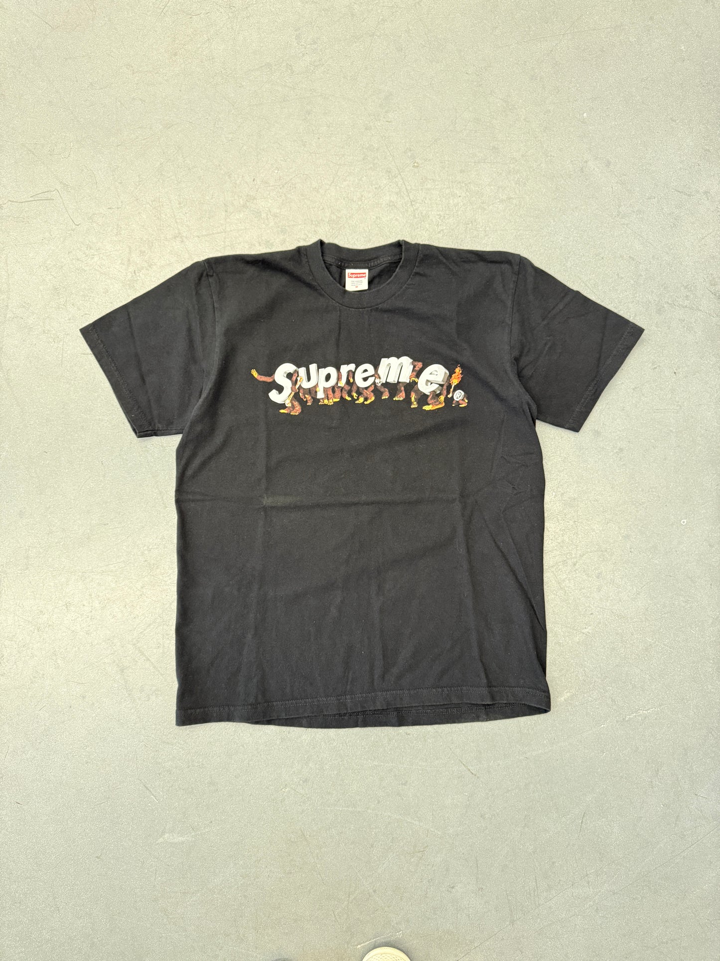 SS21 SUPREME APES TEE - BLACK