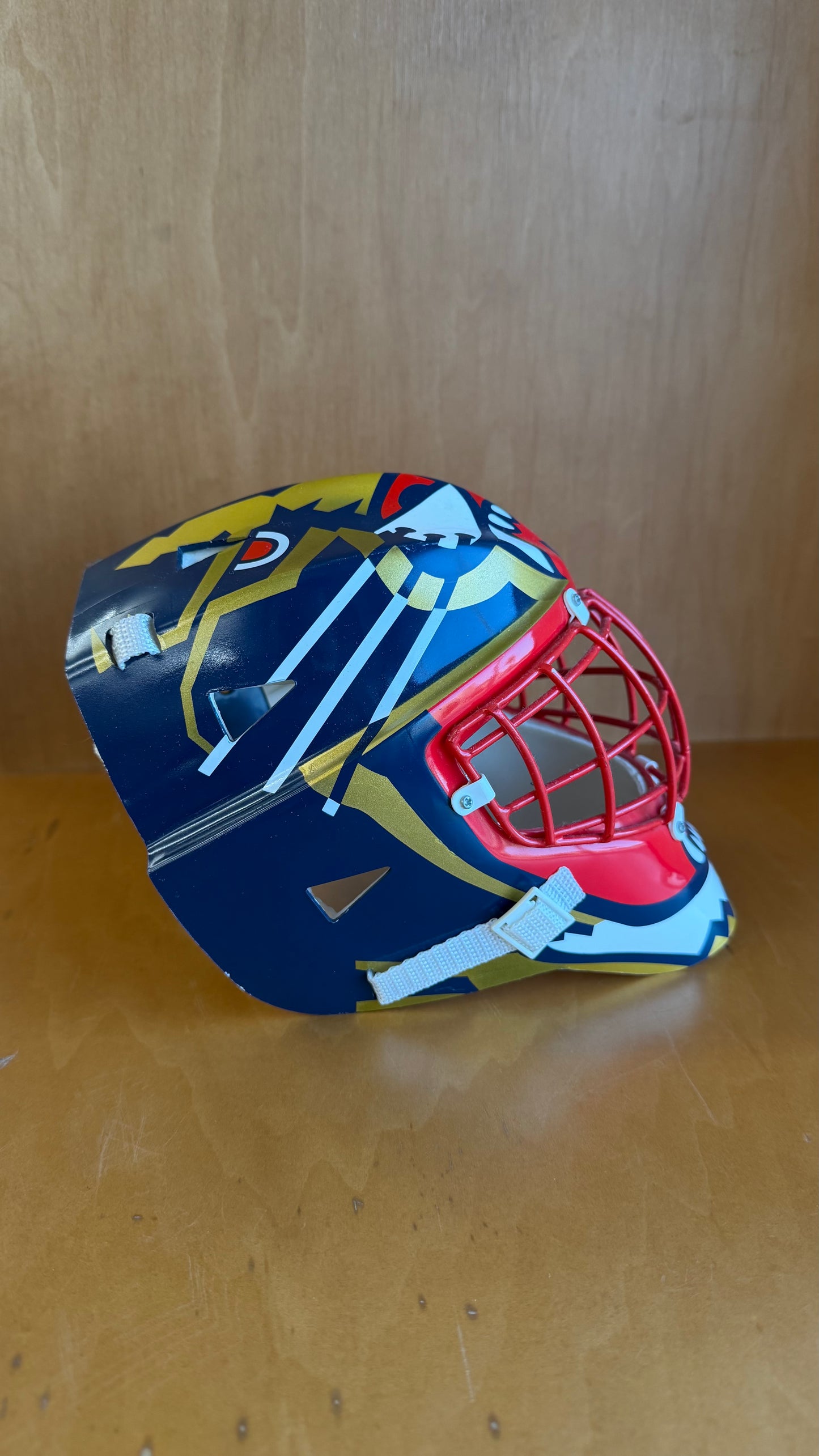 FLORIDA PANTHERS JOHN VANIESBROUCK MINI REPLICA MINI HELEMET