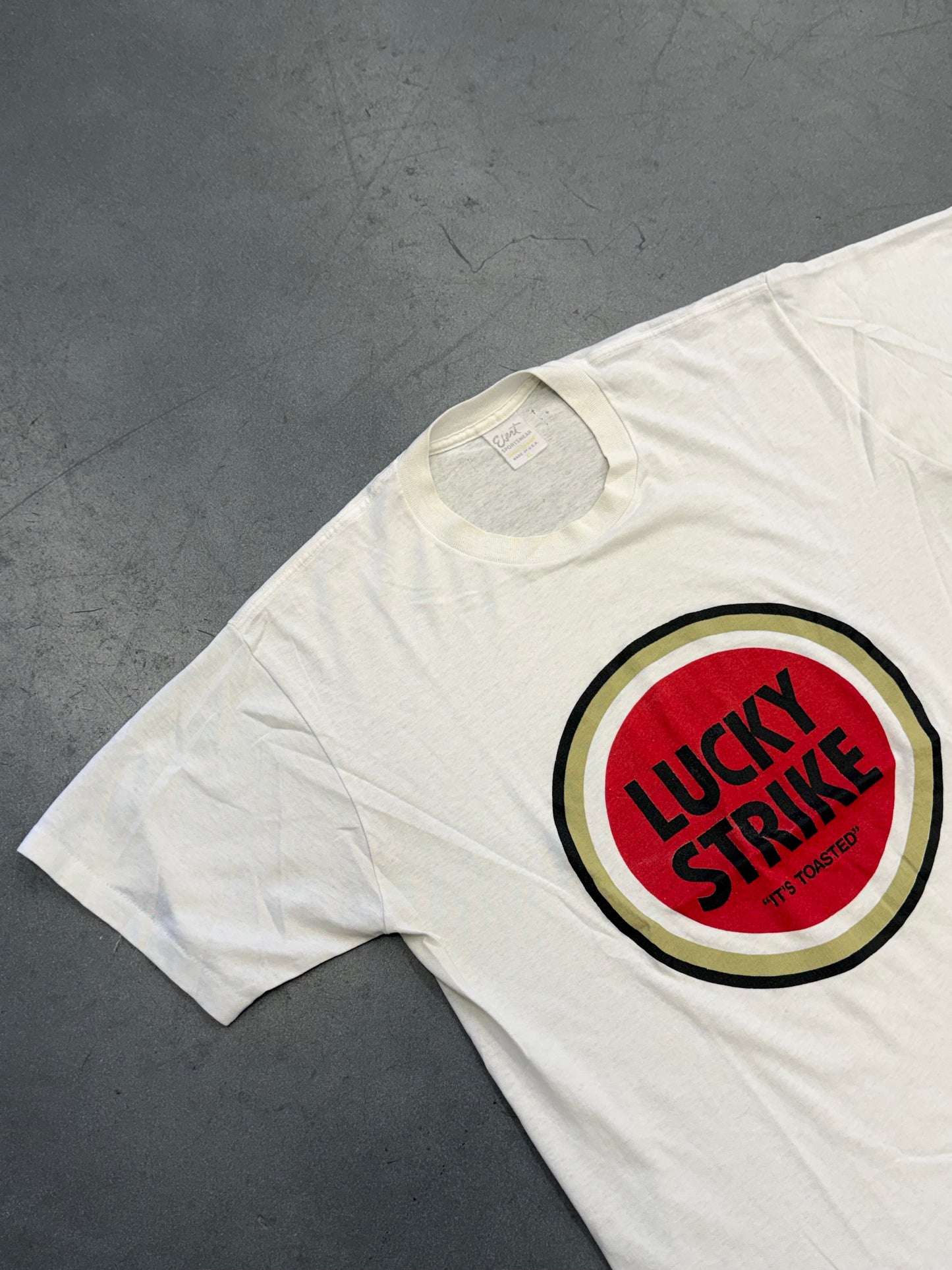 80'S LUCKY STRIKE "IT'S TOASTED" TEE (EBERT TAG)